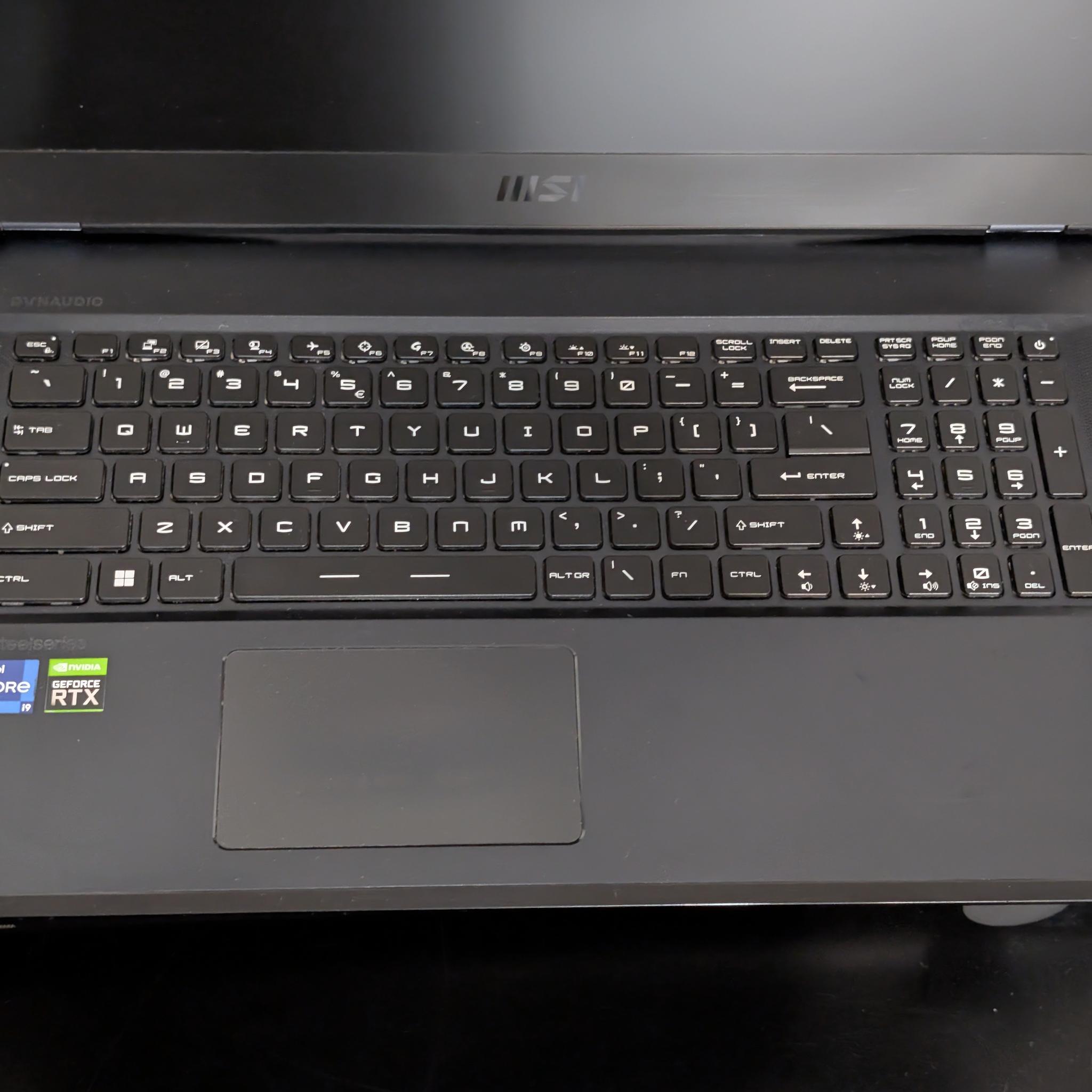 MSI Raider GE76 Gaming Laptop | 14 Core i9-12900H | Nvidia RTX 3060 | 1TB SSD | 16GB DDR5 | Grade A