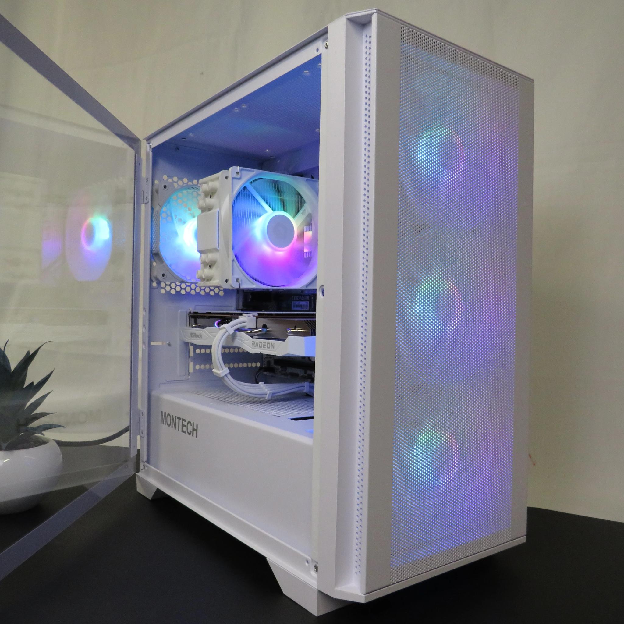 WHITE OUT: All New Parts! Ryzen 5 5600 + AMD RX 6600 + 16 GB RAM + 1 TB NVME SSD