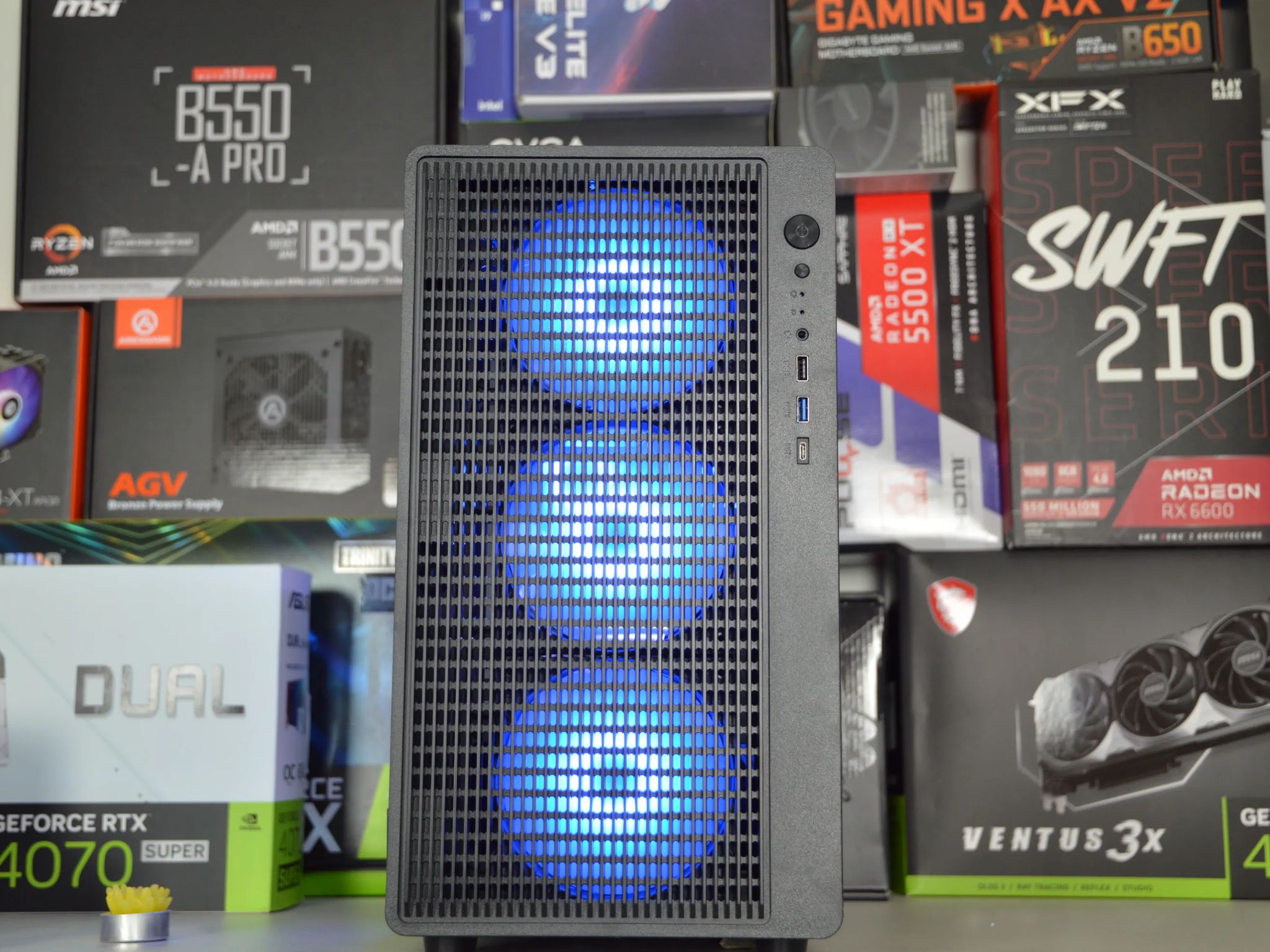 🏙️ BUDGET GAMING PC🏙️| RX 480 8GB | RYZEN 5 1500X | 16GB DDR4 RAM | 512GB NVME SSD | Blue Skies |
