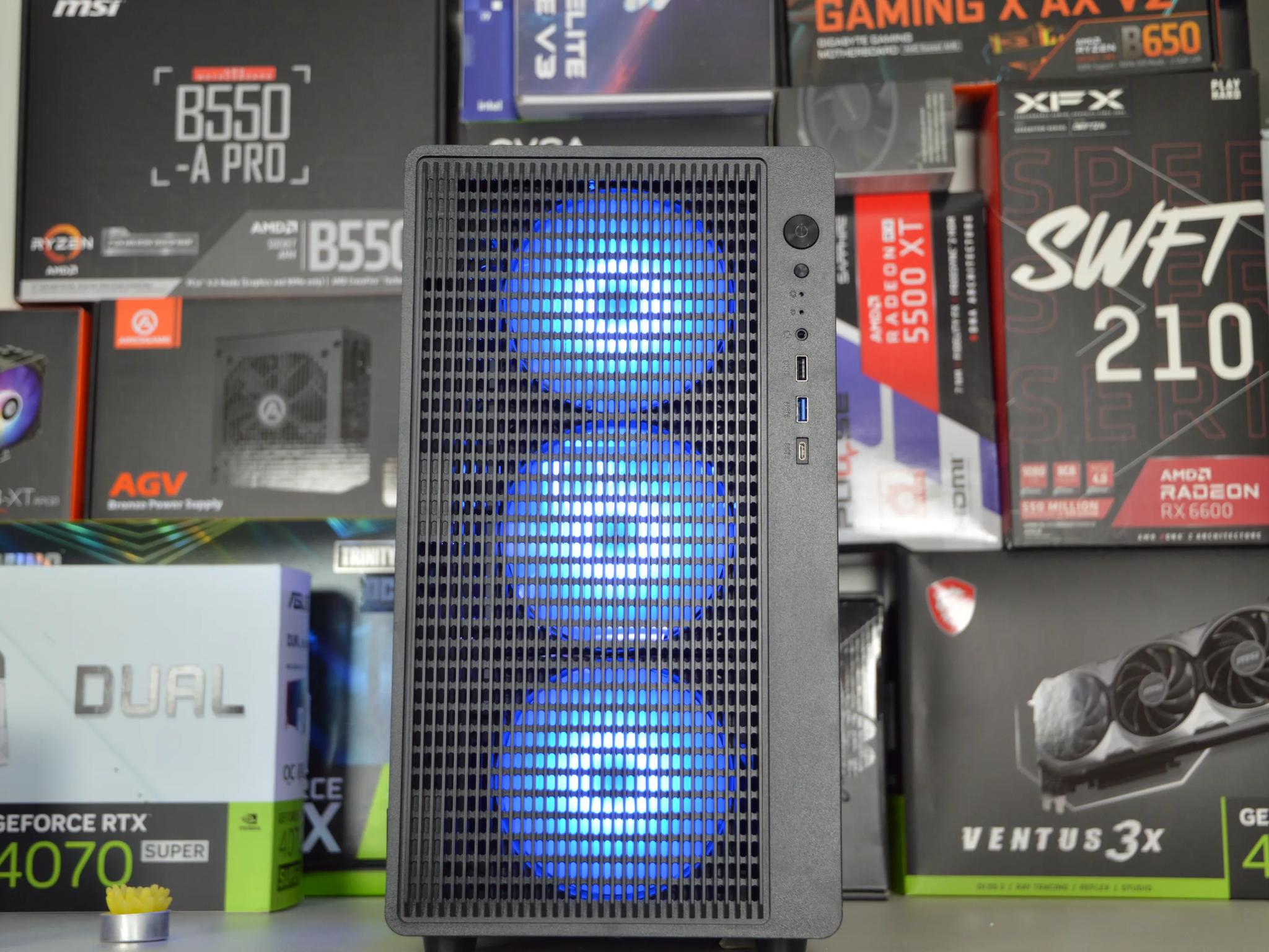 🏙️ BUDGET GAMING PC🏙️| RX 480 8GB | RYZEN 5 1500X | 16GB DDR4 RAM | 512GB NVME SSD | Blue Skies |
