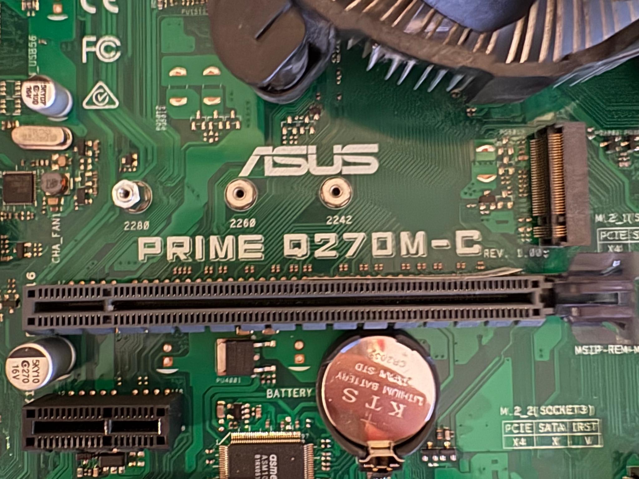 Intel Motherboard Combo - i5 7400 + ASUS Q270M