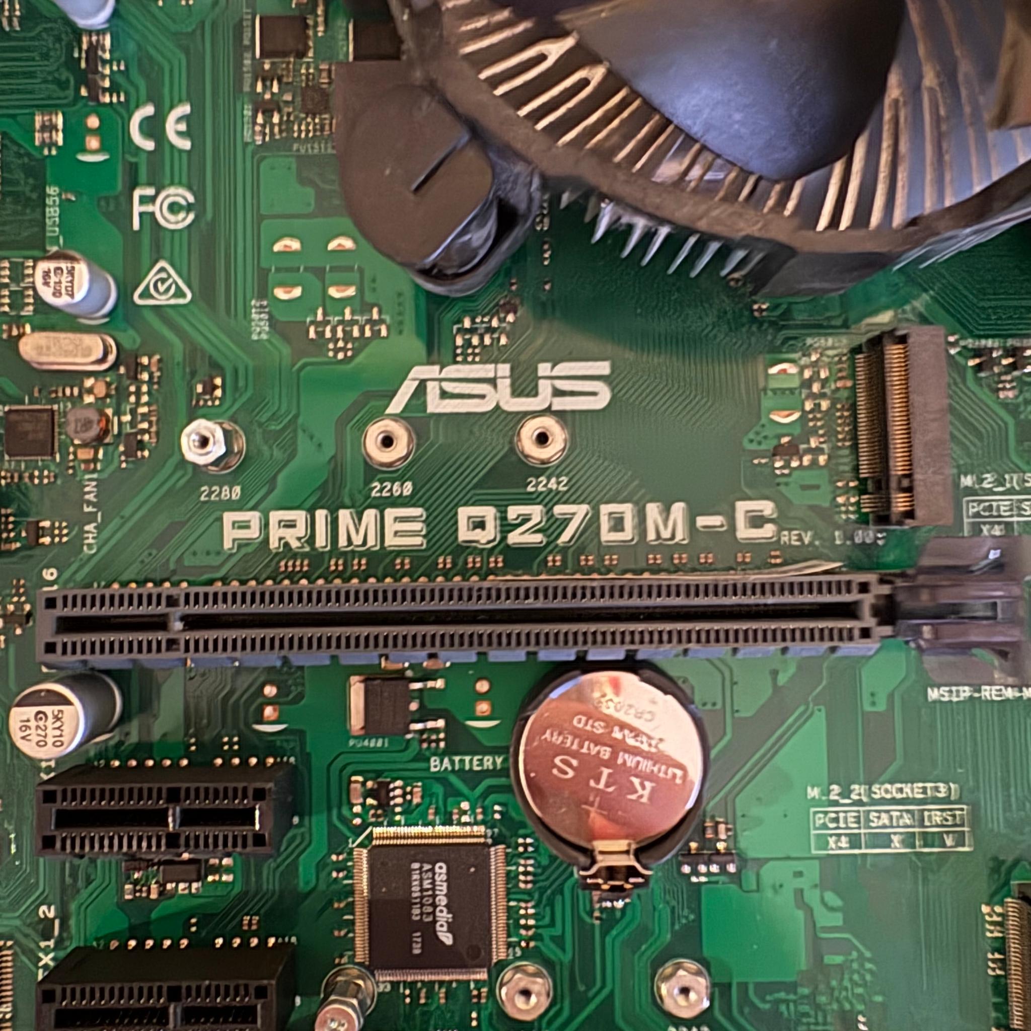 Intel Motherboard Combo - i5 7400 + ASUS Q270M