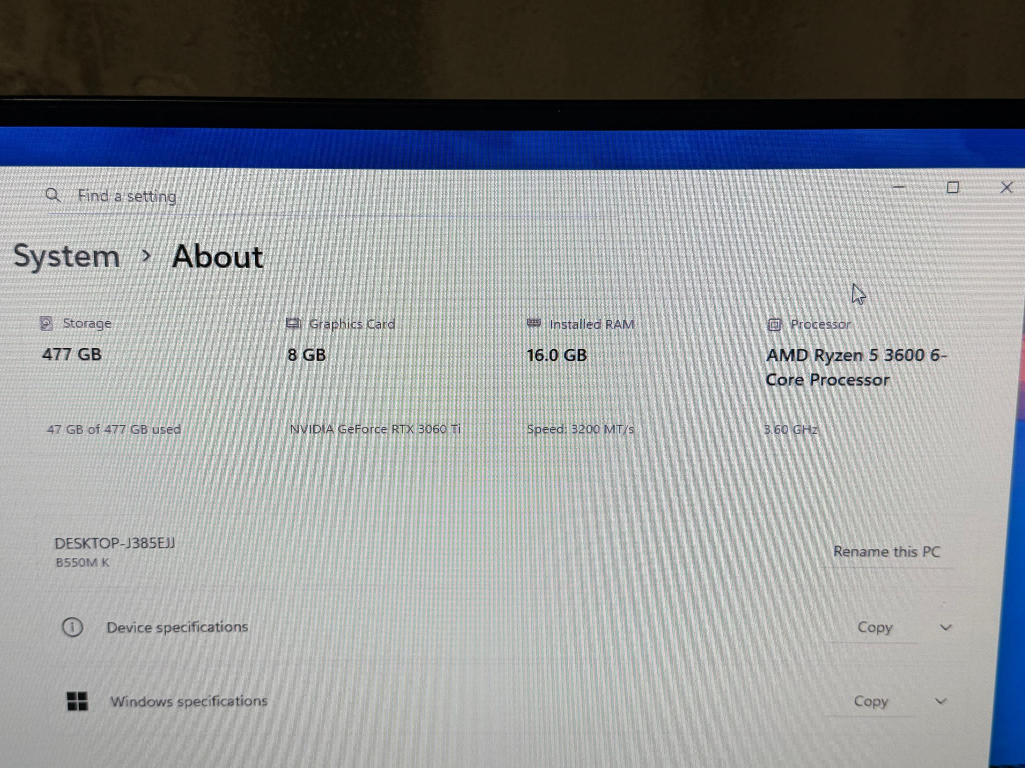 Custom gaming PC