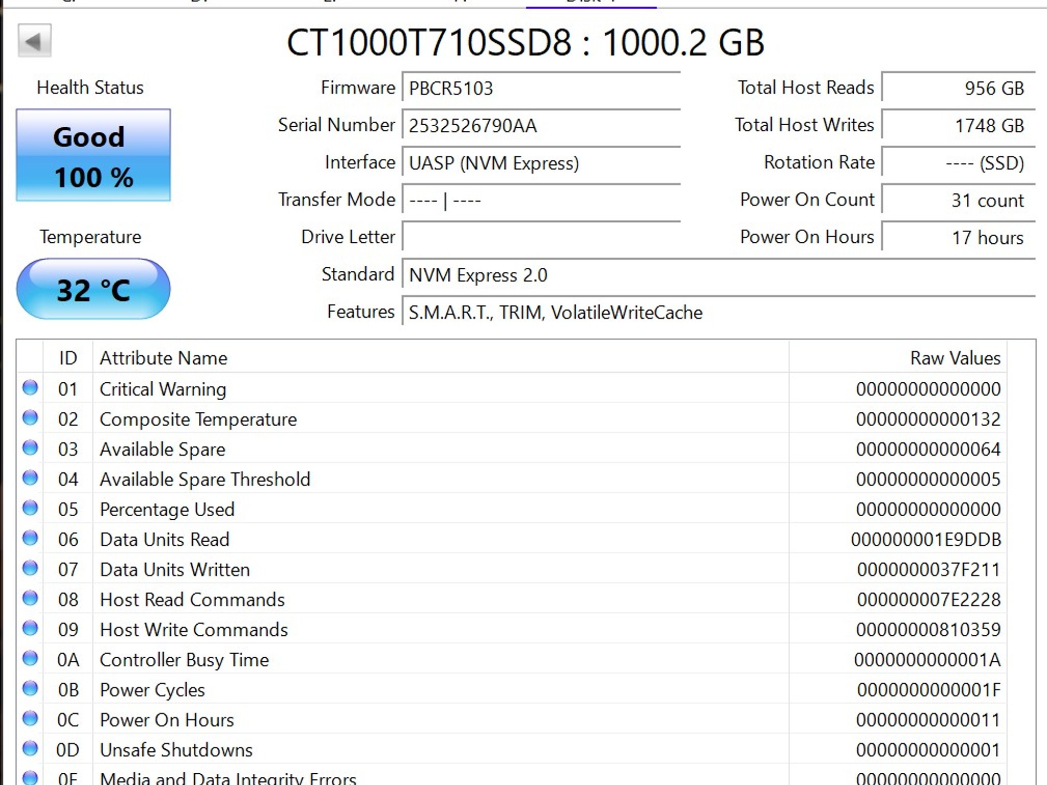 Crucial T710 1TB 3D TLC NAND Gen 5 x4 NVMe M.2 2280 Internal SSD with Heatsink