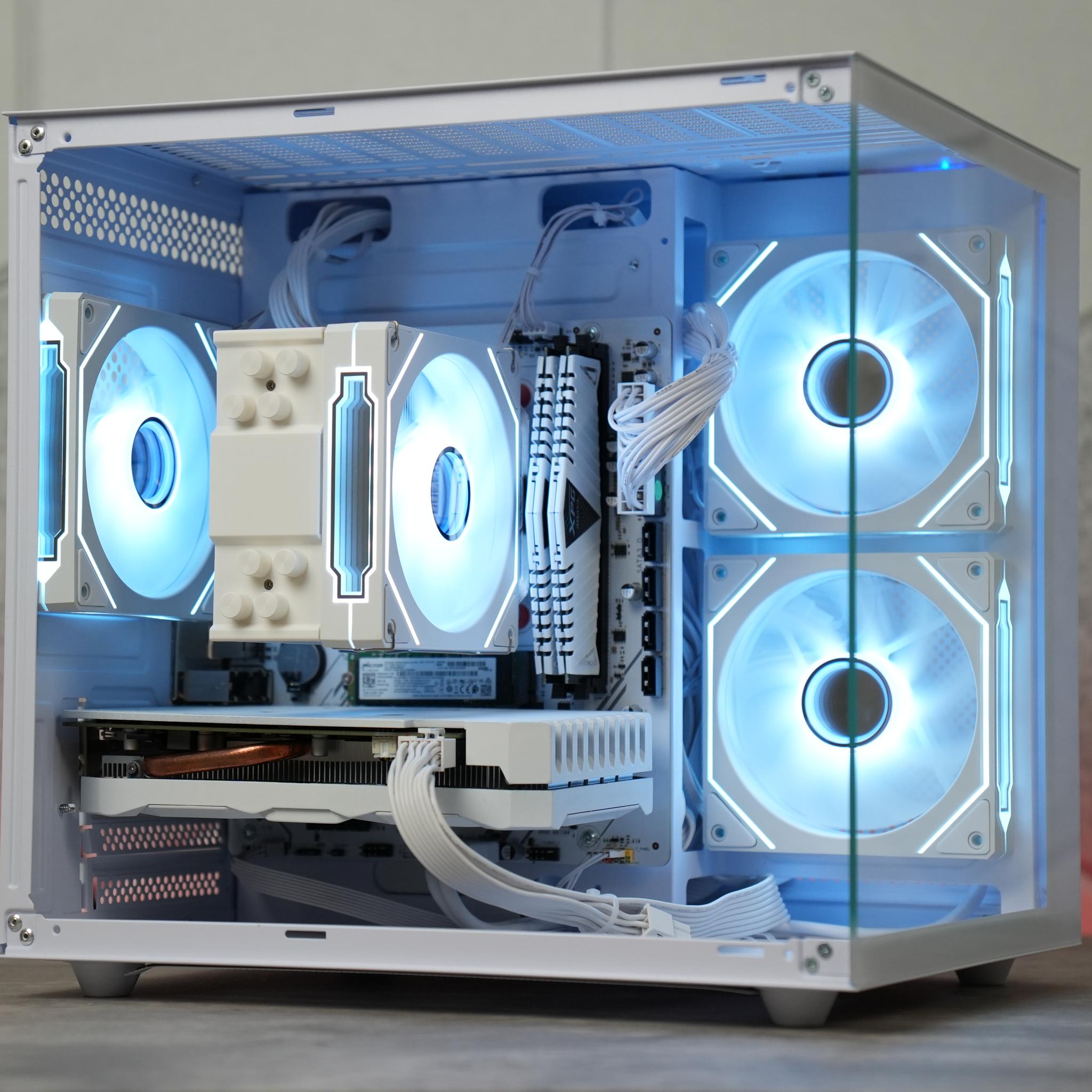 White out Gaming PC | RTX 2060 | RYZEN 7  | 16GB RAM | 512GB SSD | WINDOWS 11 | WIFI & BT