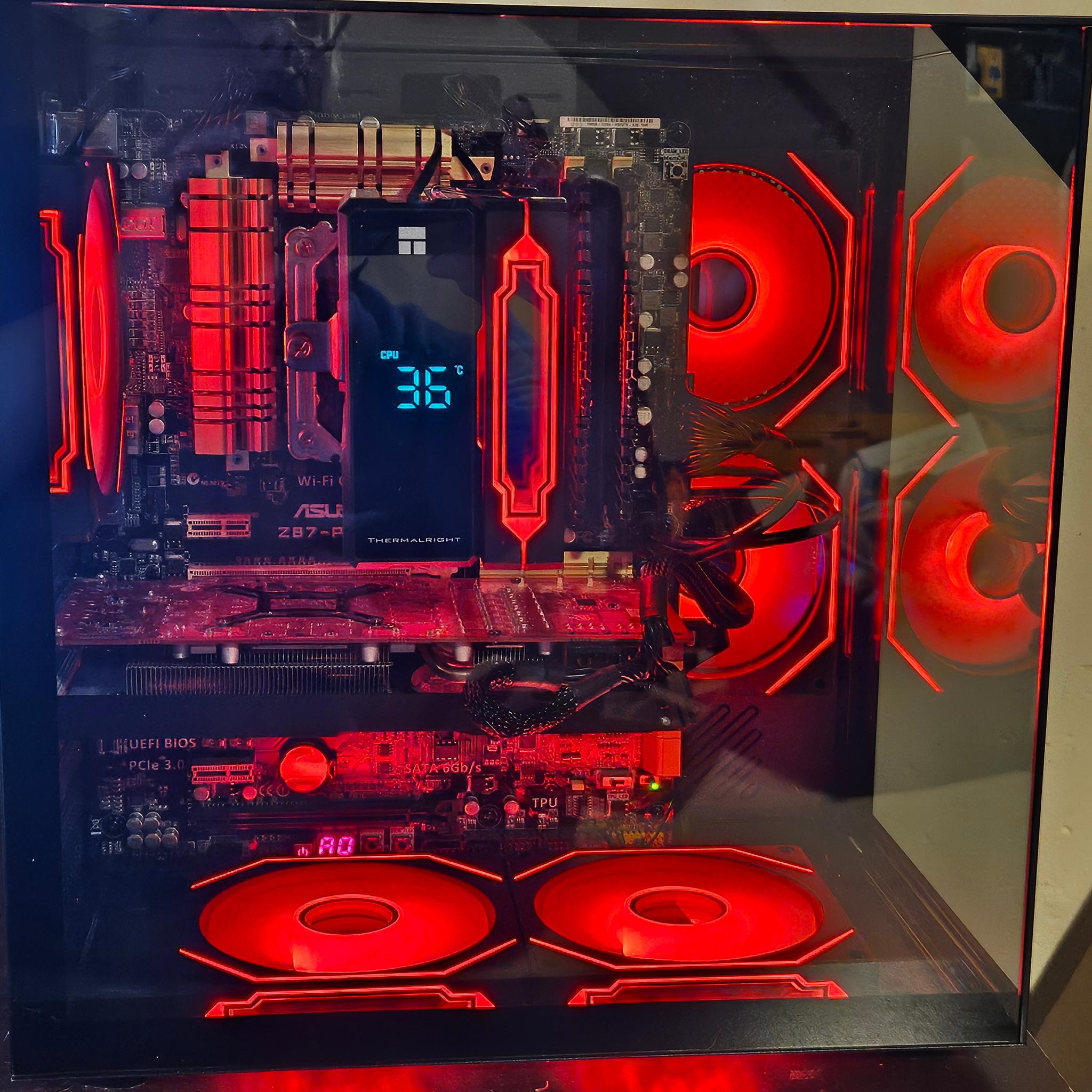 🔥 High-Performance RGB Gaming PC – RX 5700 XT | 16GB RAM | WiFi | Ready to Game 🔥