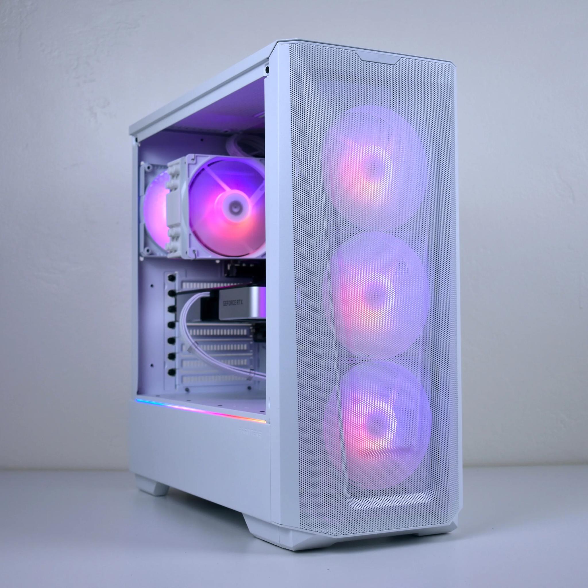 EXCELLENT Streaming/Gaming PC NVIDIA RTX 3060Ti, Ryzen 5600, 32GB RAM, WiFi | Forge Hercules (White)