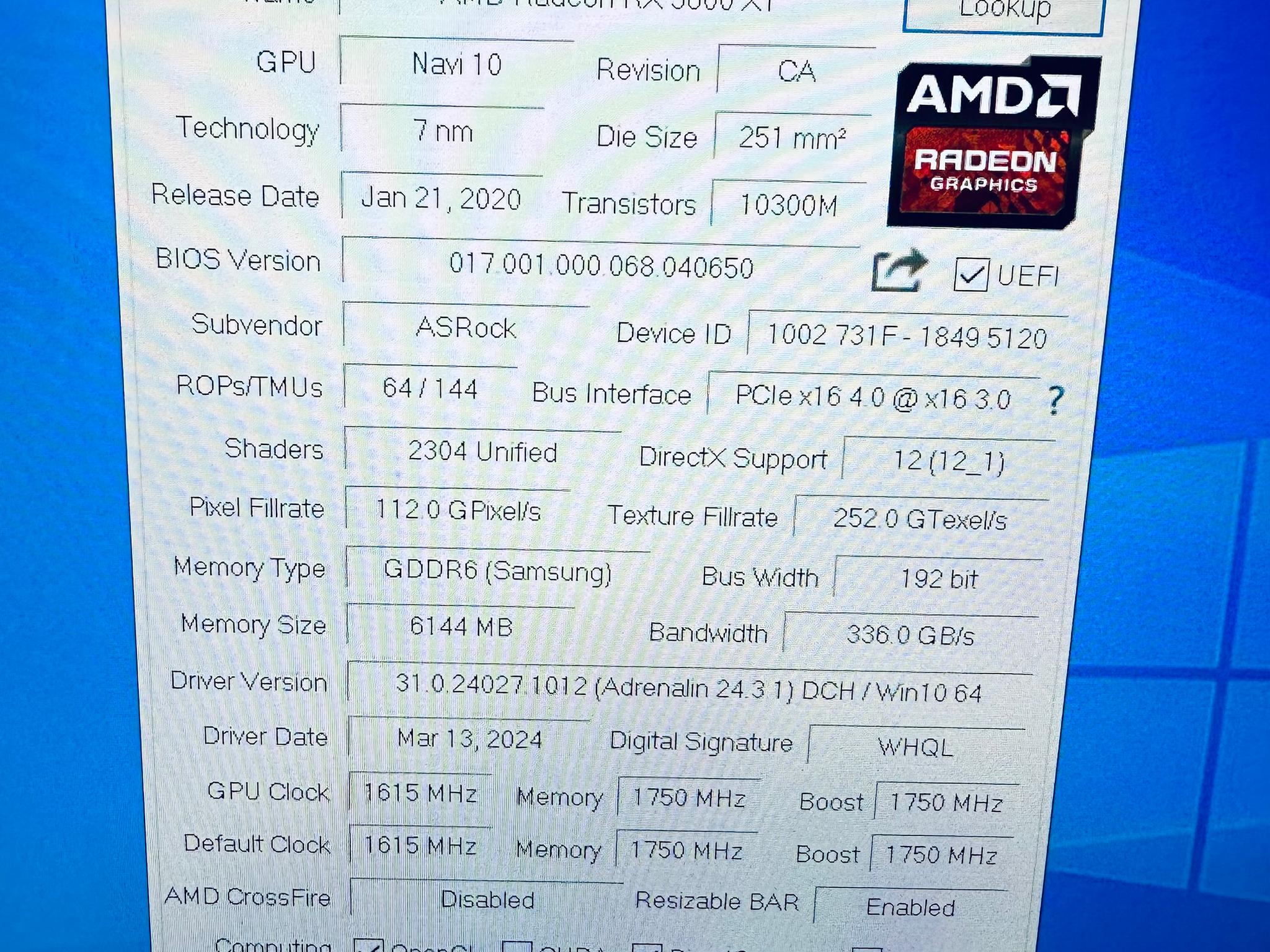 Asrock Challenger RX 5600XT 6GB