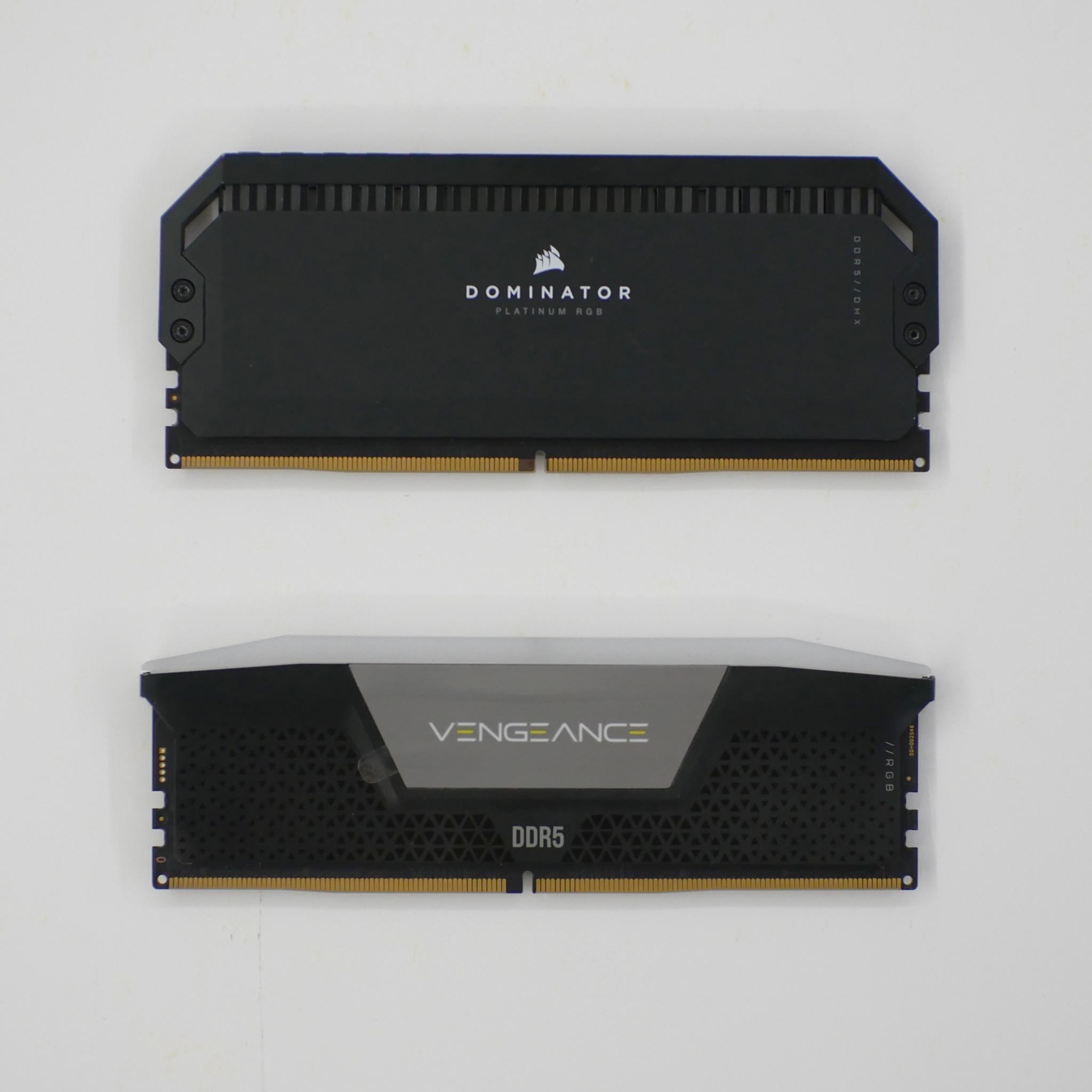 DDR5 32GB, vengeance 16gb 6400mt/s, dominator platinum 16gb 5200MT/s