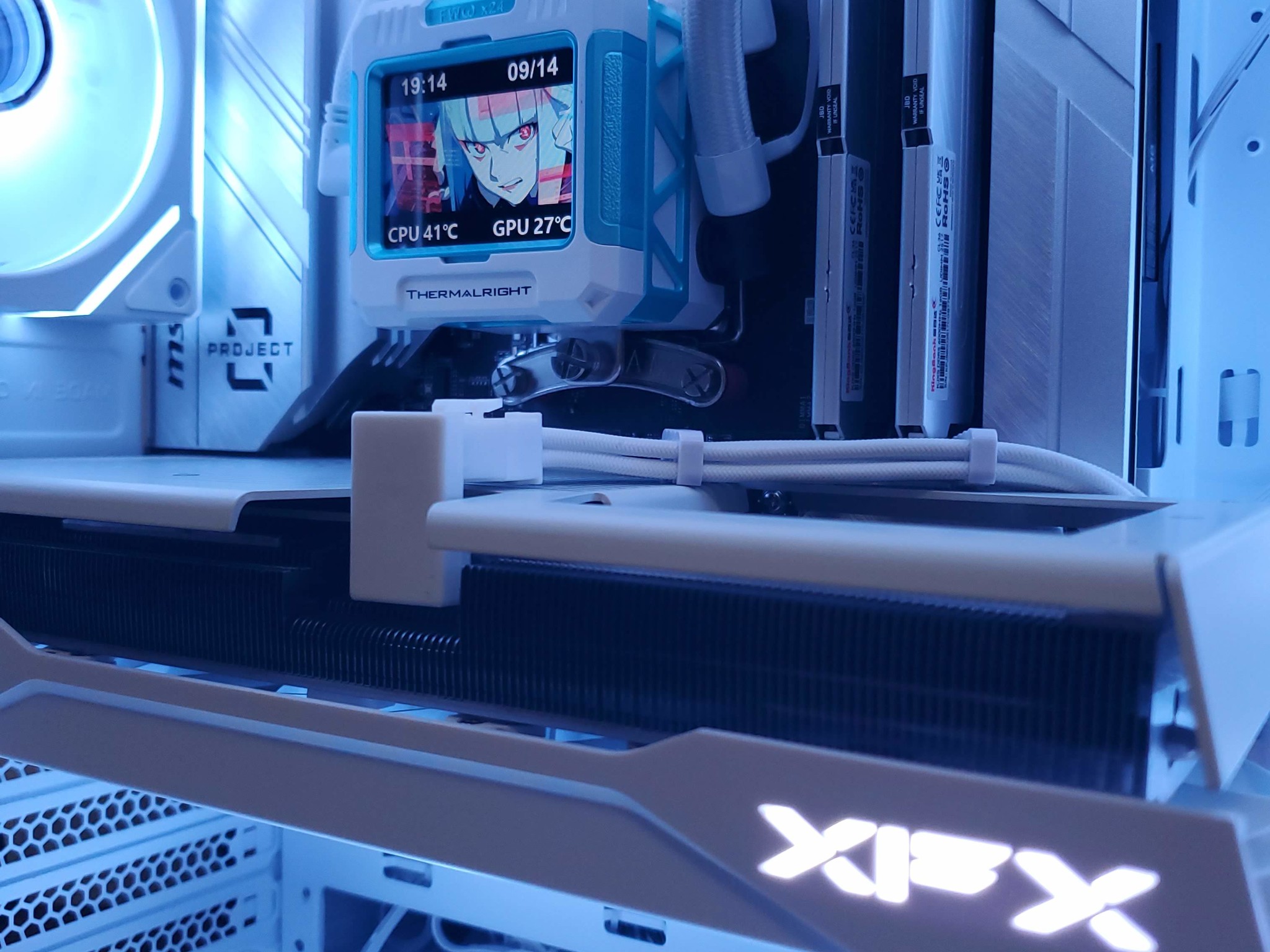 ❄️ Azure Glow: Ryzen 5 7500F | RX 9060 XT 16GB | 32GB DDR5 | 1TB NVMe | ATX Powerhouse 🚀