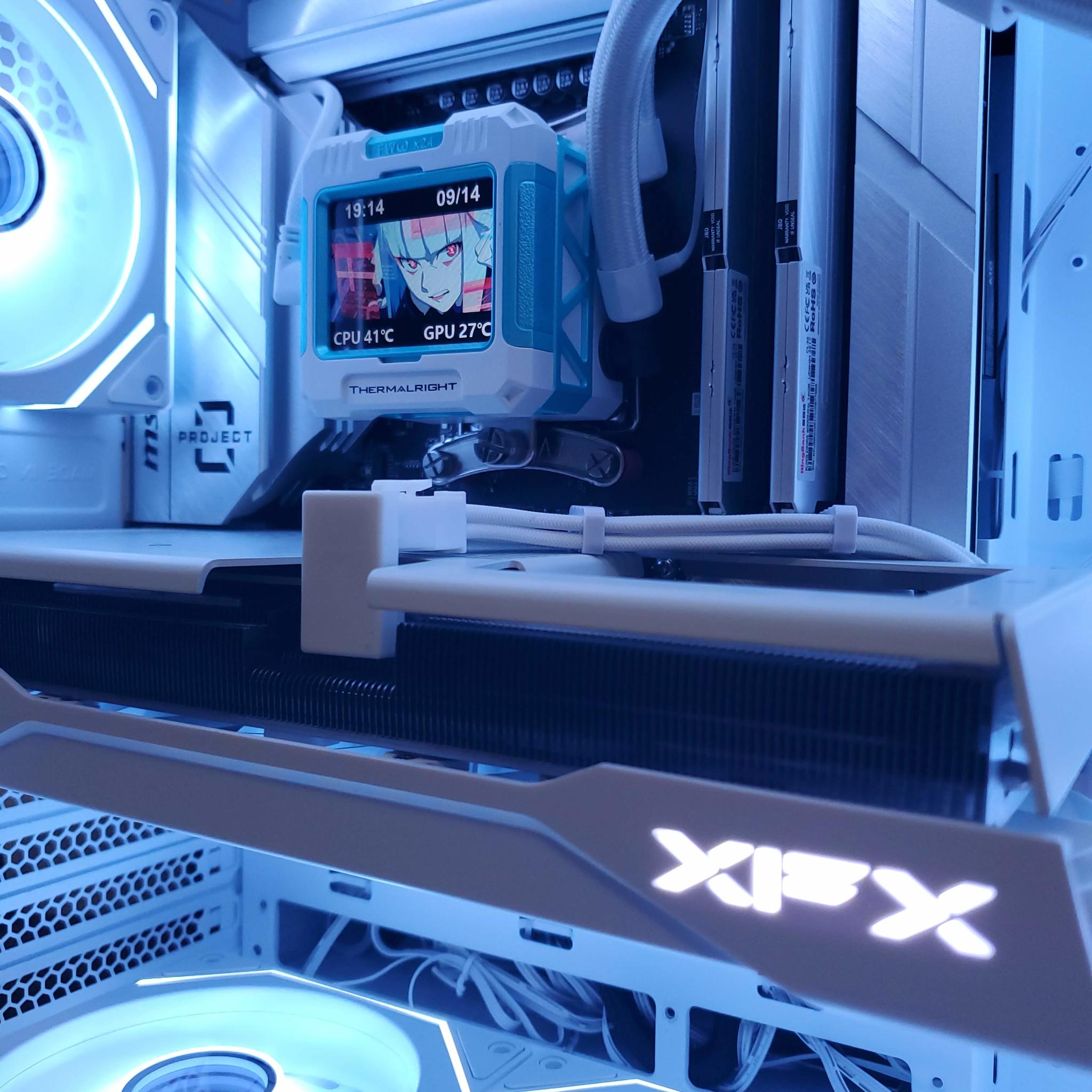 ❄️ Azure Glow: Ryzen 5 7500F | RX 9060 XT 16GB | 32GB DDR5 | 1TB NVMe | ATX Powerhouse 🚀