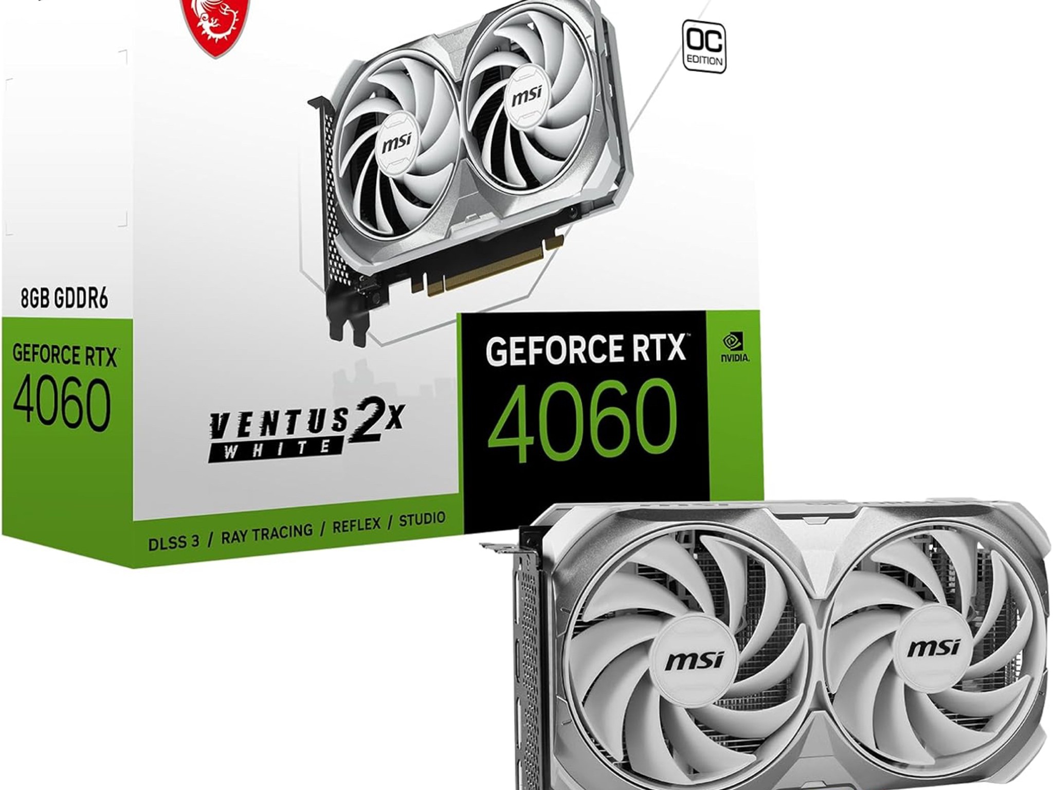 RTX 4060 Ventus 2x White 8G OC