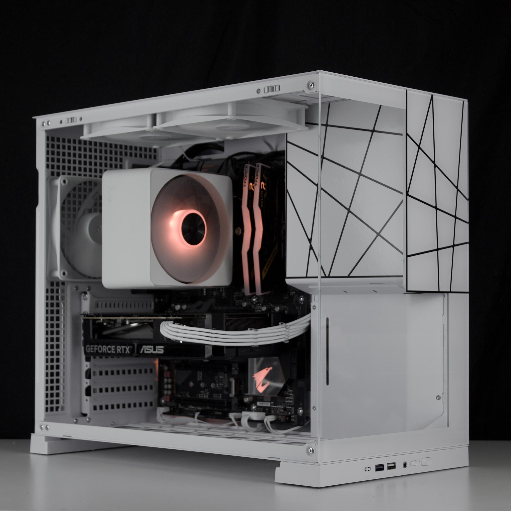 🧊❄️🧊 White Gaming PC – RTX 5060, Ryzen 5 5600X, 16GB RAM, 1TB SSD - WiFi, BlueTooth 🧊❄️🧊
