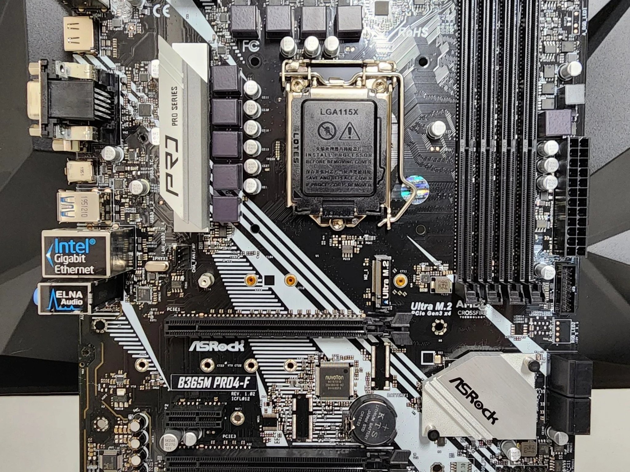 UPDATED BIOS ASRock B365M Pro4-F DDR4 LGA1151 MATX MOTHERBOARD