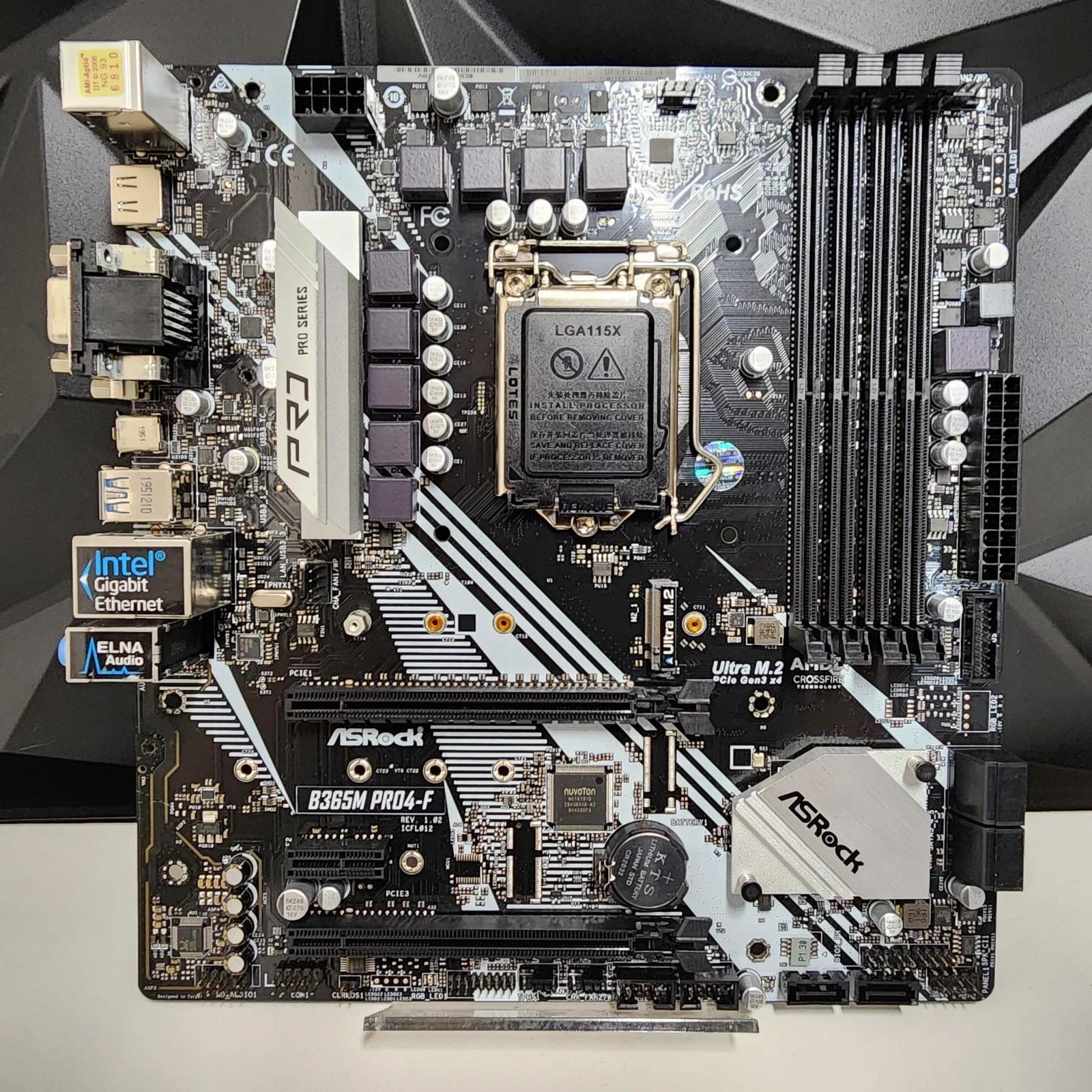 UPDATED BIOS ASRock B365M Pro4-F DDR4 LGA1151 MATX MOTHERBOARD