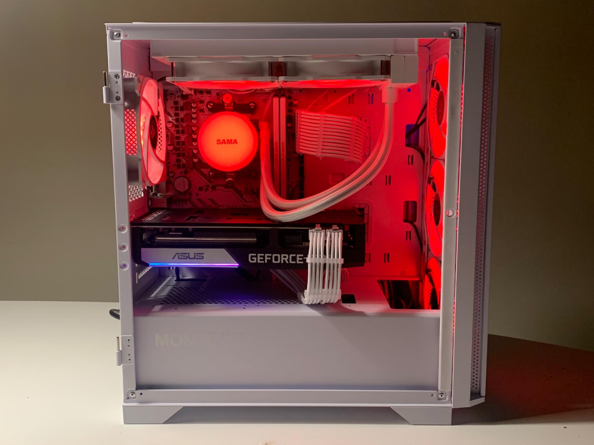 WH1TE 0UT - RTX 3070 - Ryzen 7 3700X - 32 GB RAM - 1 TB SSD - Gaming/Productivity PC