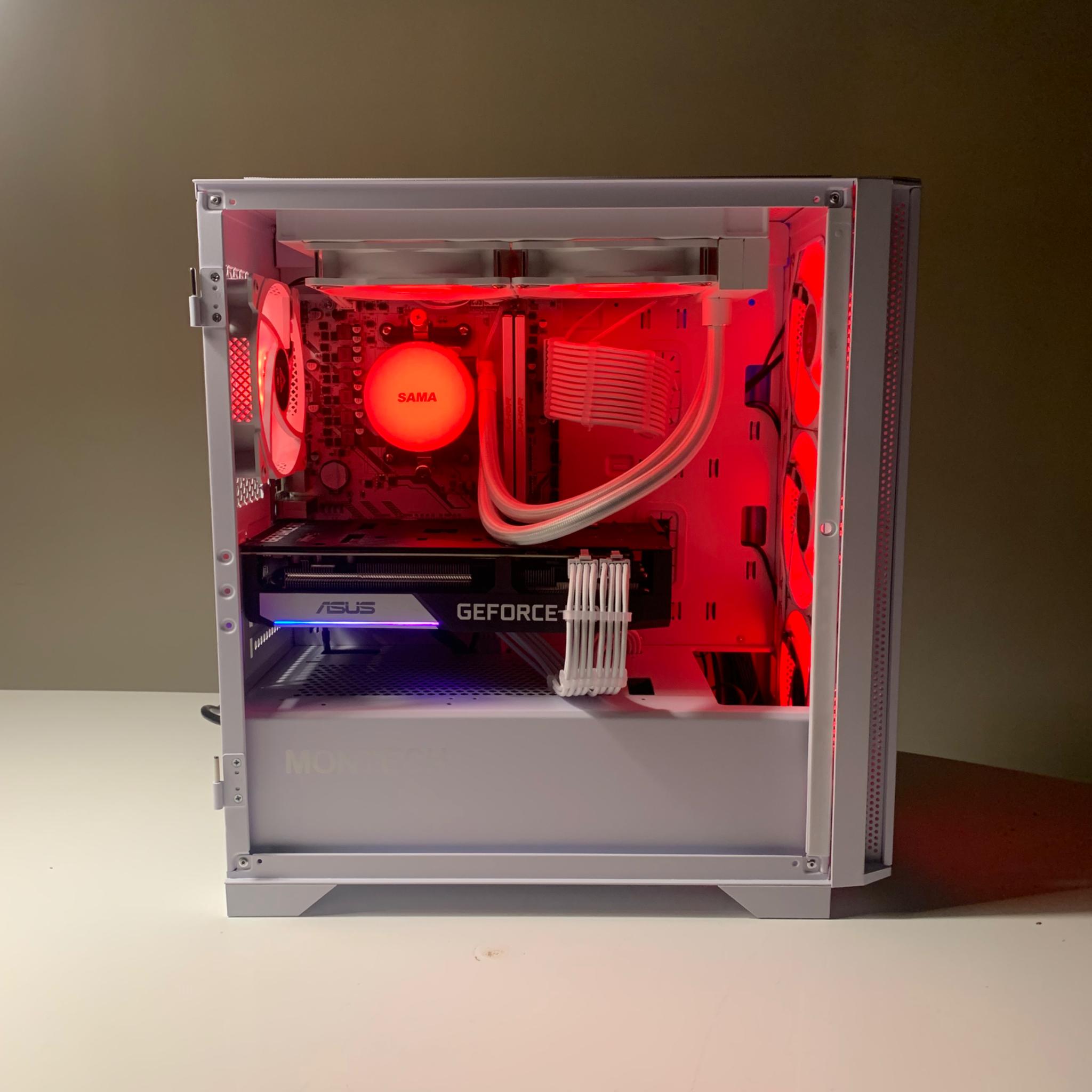 WH1TE 0UT - RTX 3070 - Ryzen 7 3700X - 32 GB RAM - 1 TB SSD - Gaming/Productivity PC