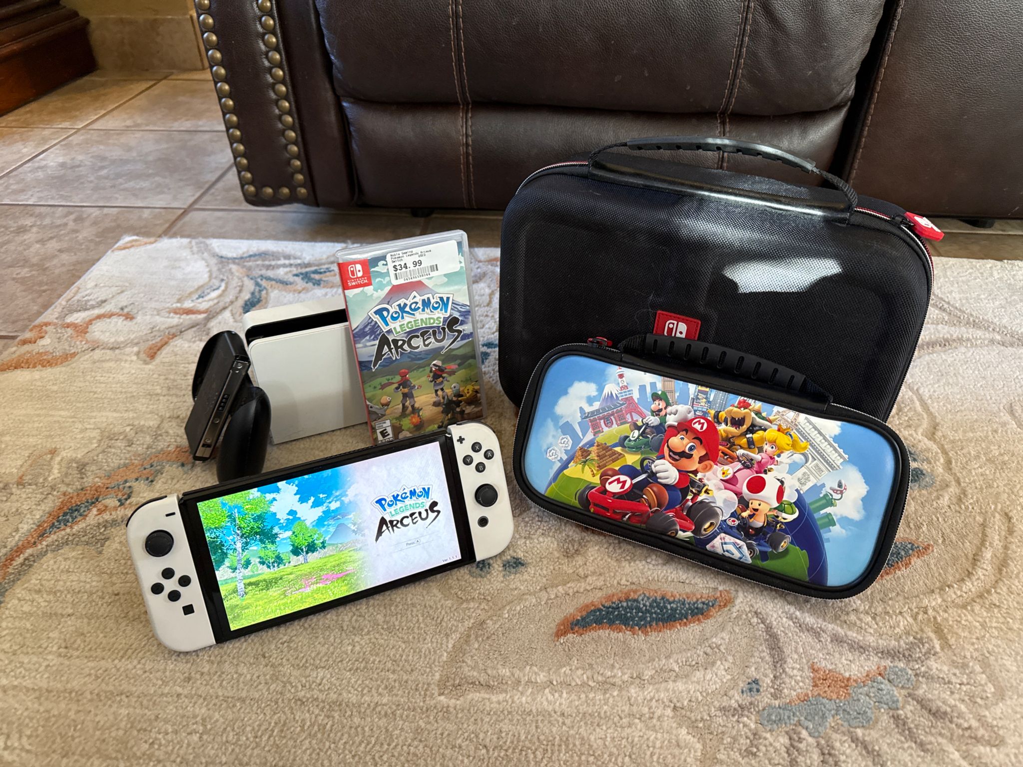Nintendo Switch OLED + Travel Accessories