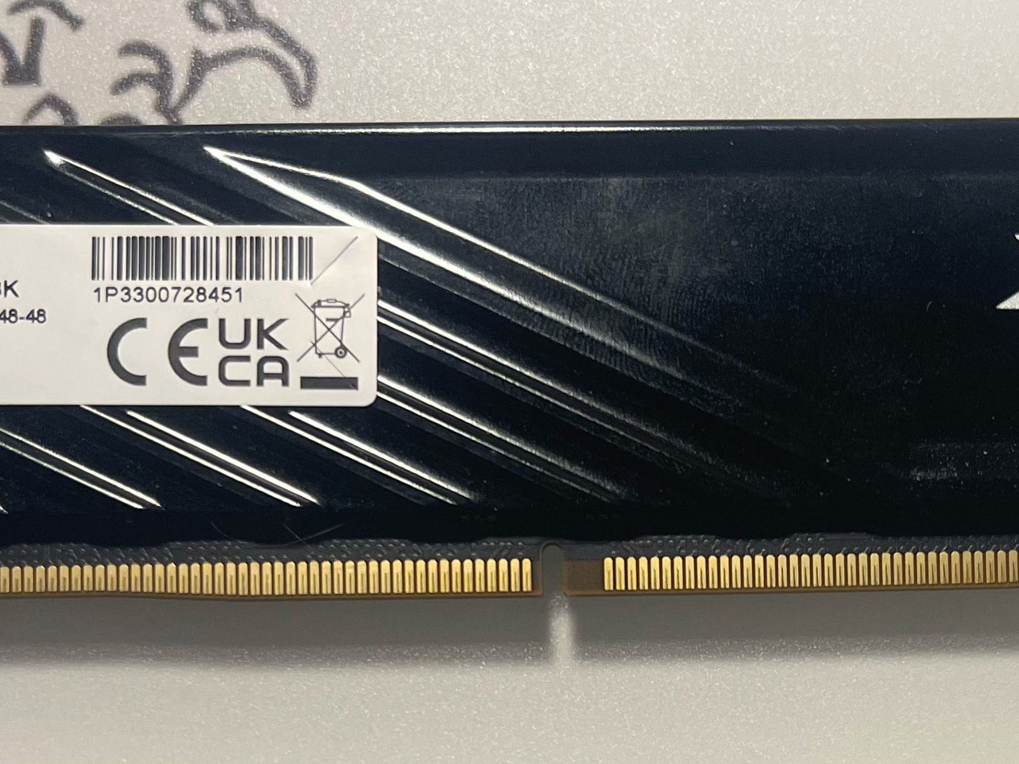 XPG DDR5 1x16GB AX5U6000C4816G-BLABBK CL 48-48-48 1.1V