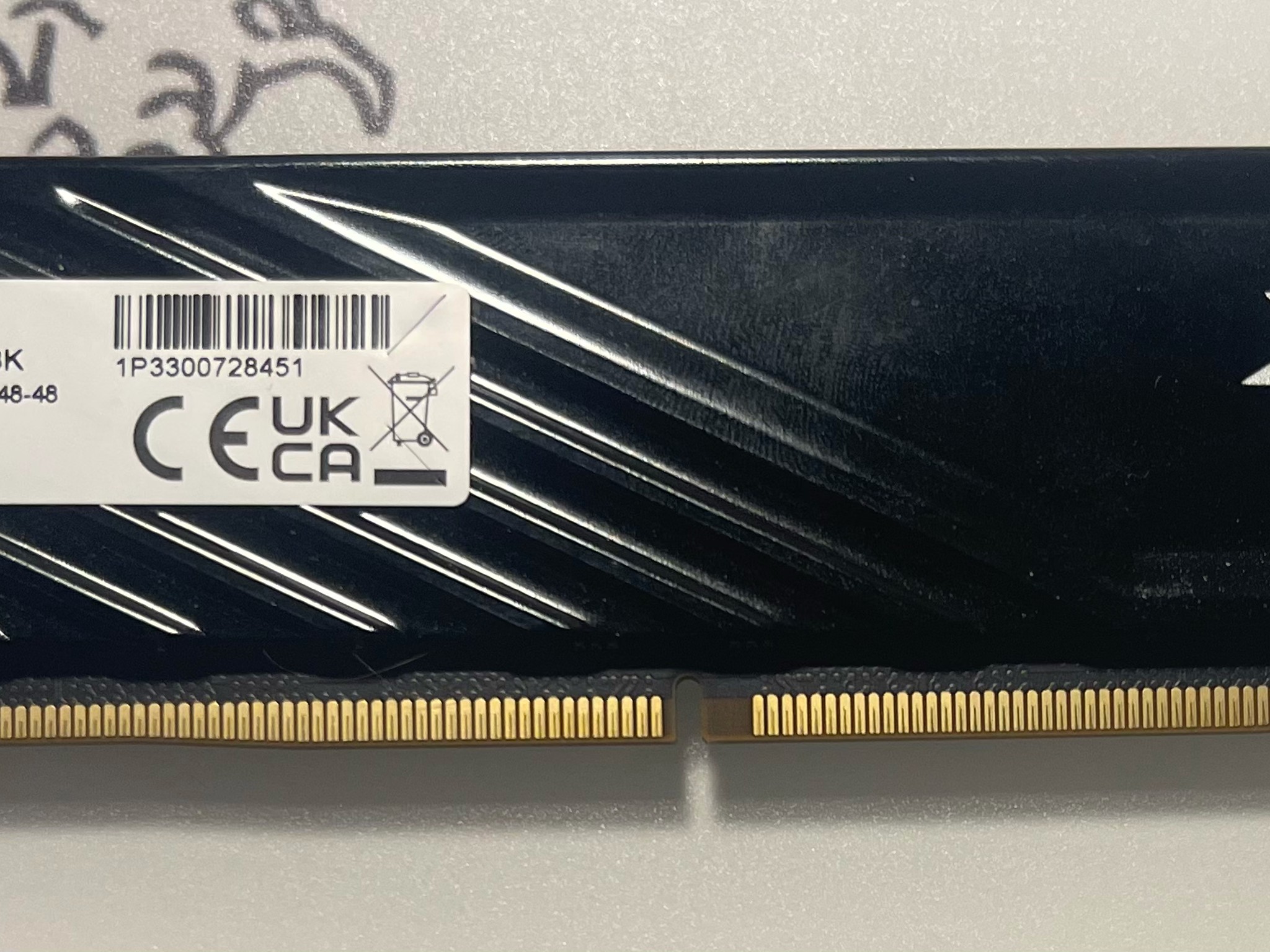 XPG DDR5 1x16GB AX5U6000C4816G-BLABBK CL 48-48-48 1.1V