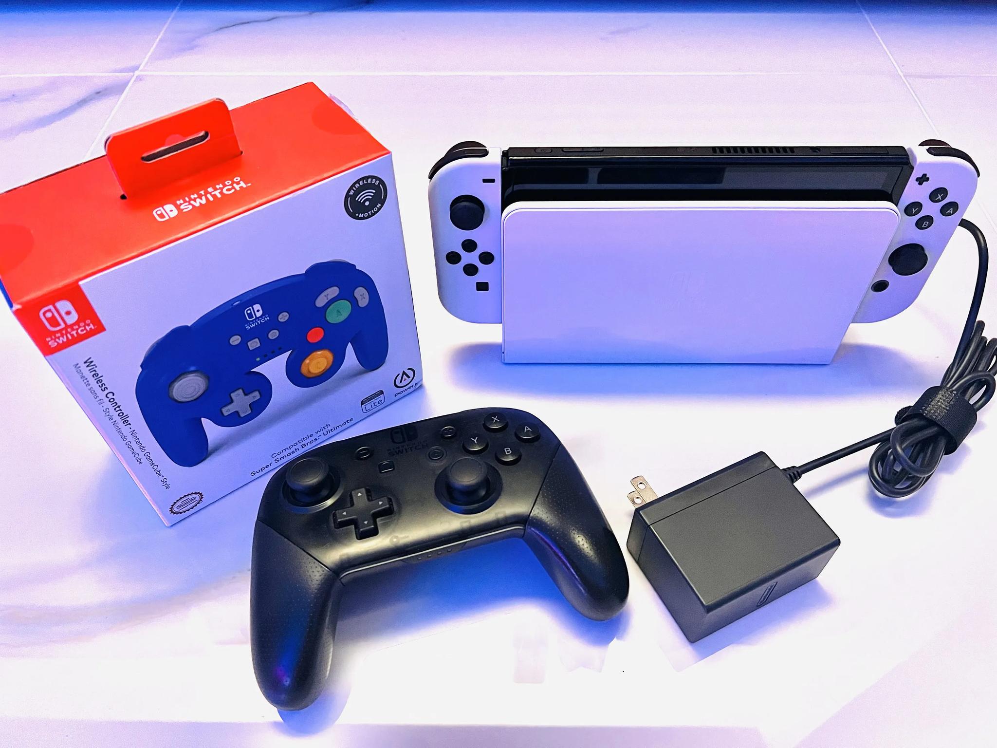 Nintendo Switch OLED + Accessories - Nearly Mint Condition - Heavily Discounted