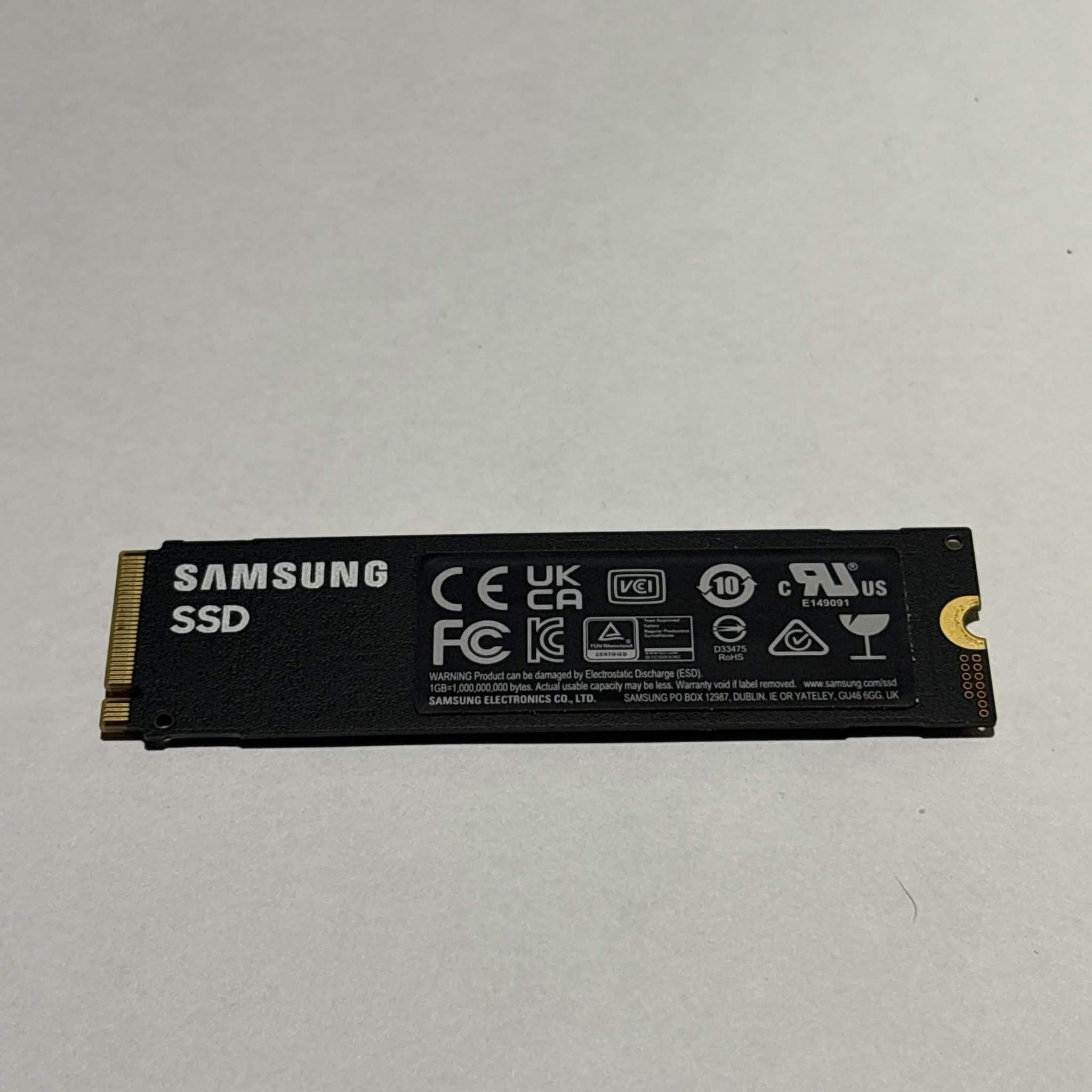 Samsung 980 PRO 2TB PCIe Gen4 NVMe M.2 SSD | Tested Working