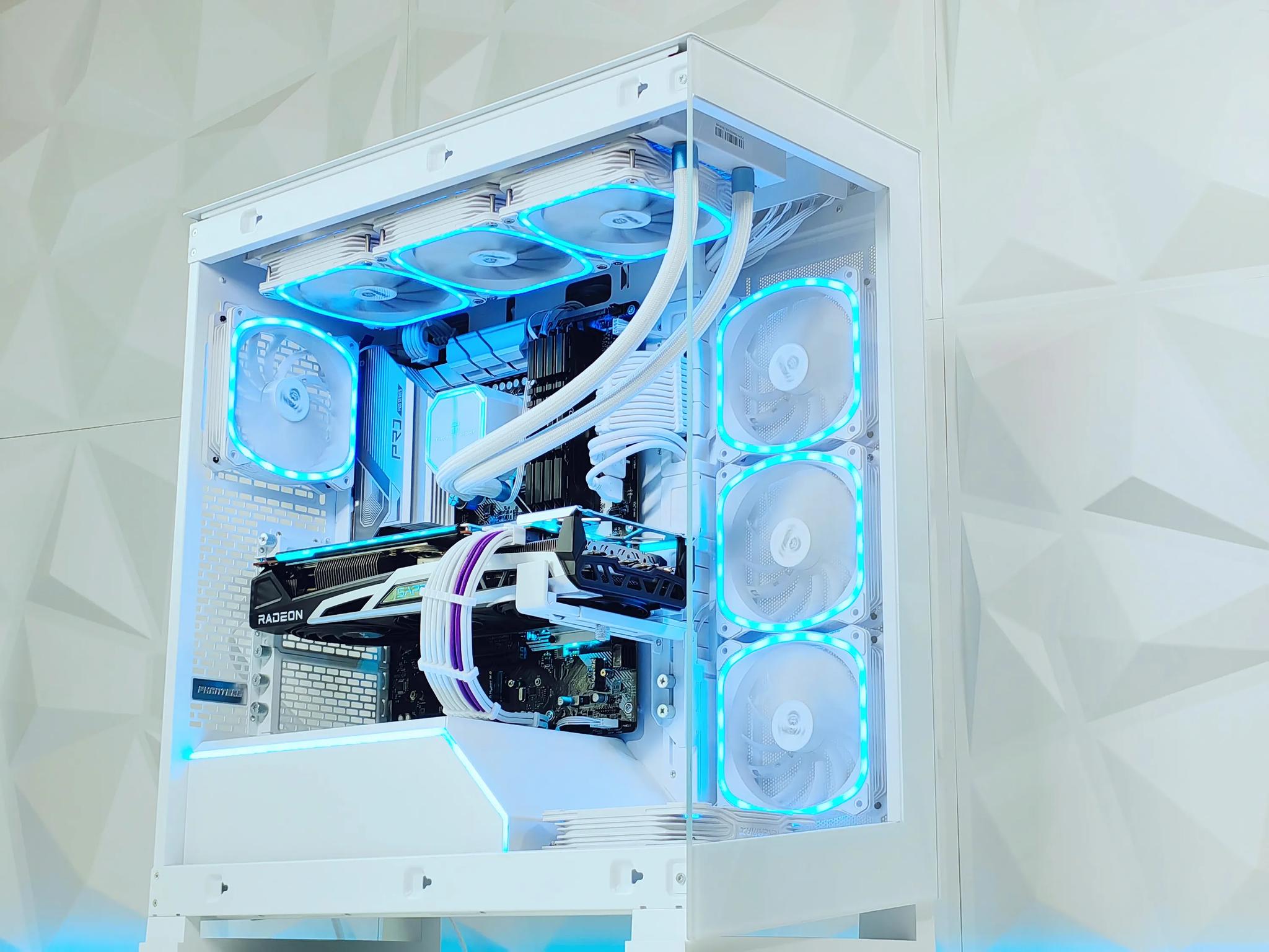 👑❄️Liquid Cooled  Gaming PC🟣AMD RX 6900 XT 16GB🟣Intel i7 12700KF 12 core🟣32GB DDR4🟣1TB
