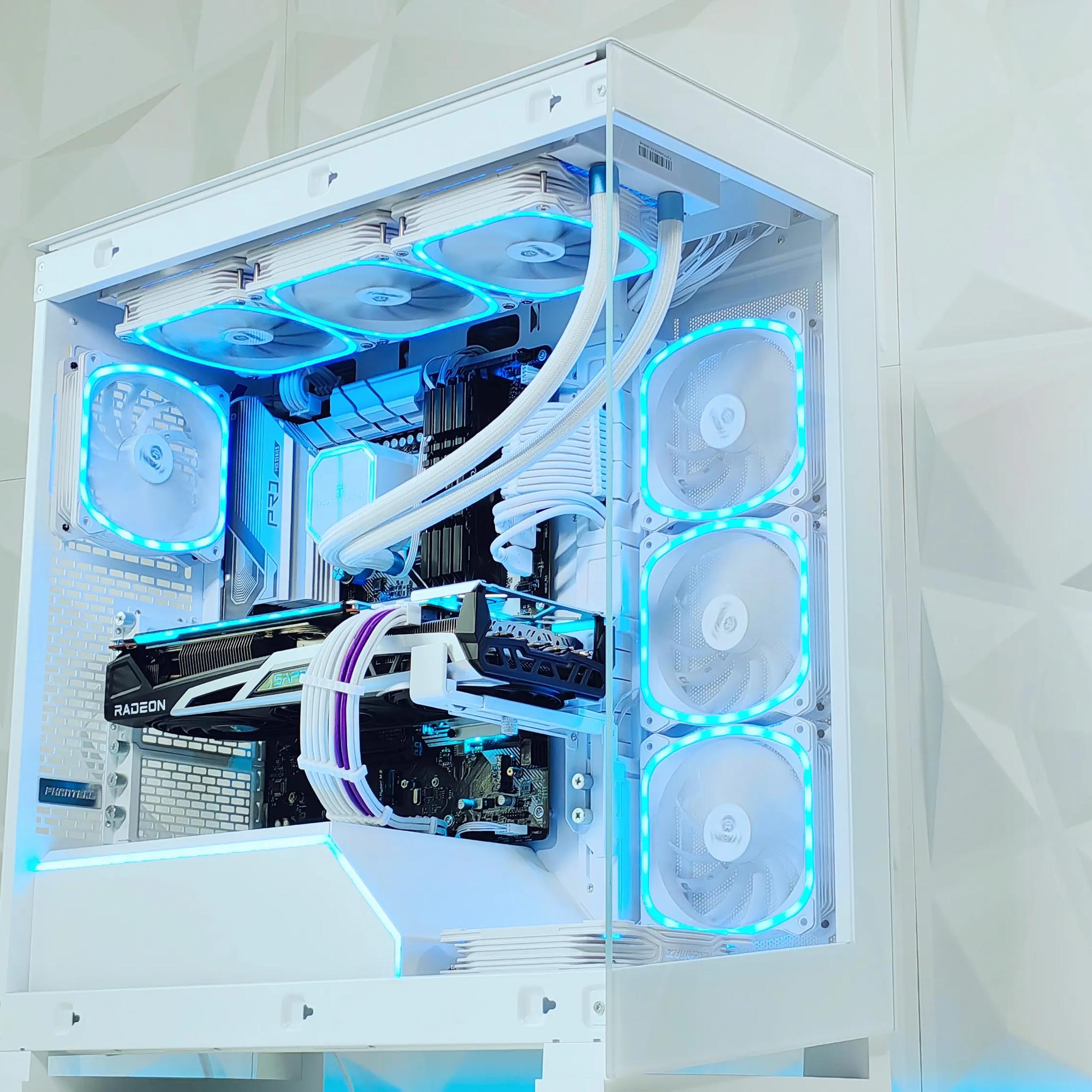 👑❄️Liquid Cooled  Gaming PC🟣AMD RX 6900 XT 16GB🟣Intel i7 12700KF 12 core🟣32GB DDR4🟣1TB