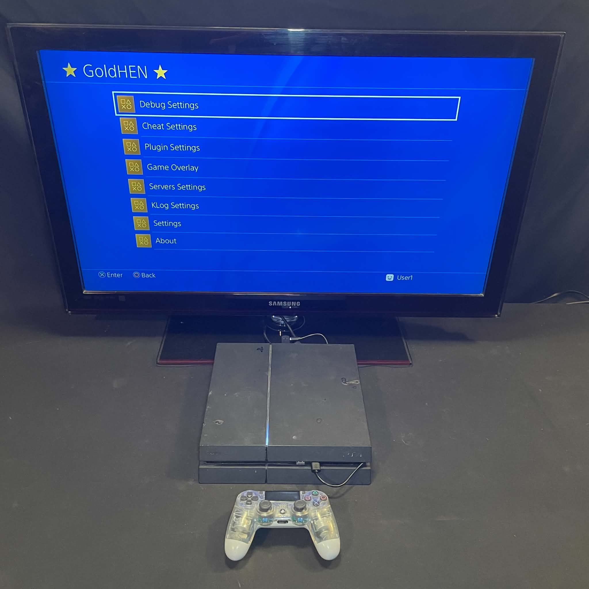 Ps4 Playstation 4 With Controller 11.0 1TB With Games