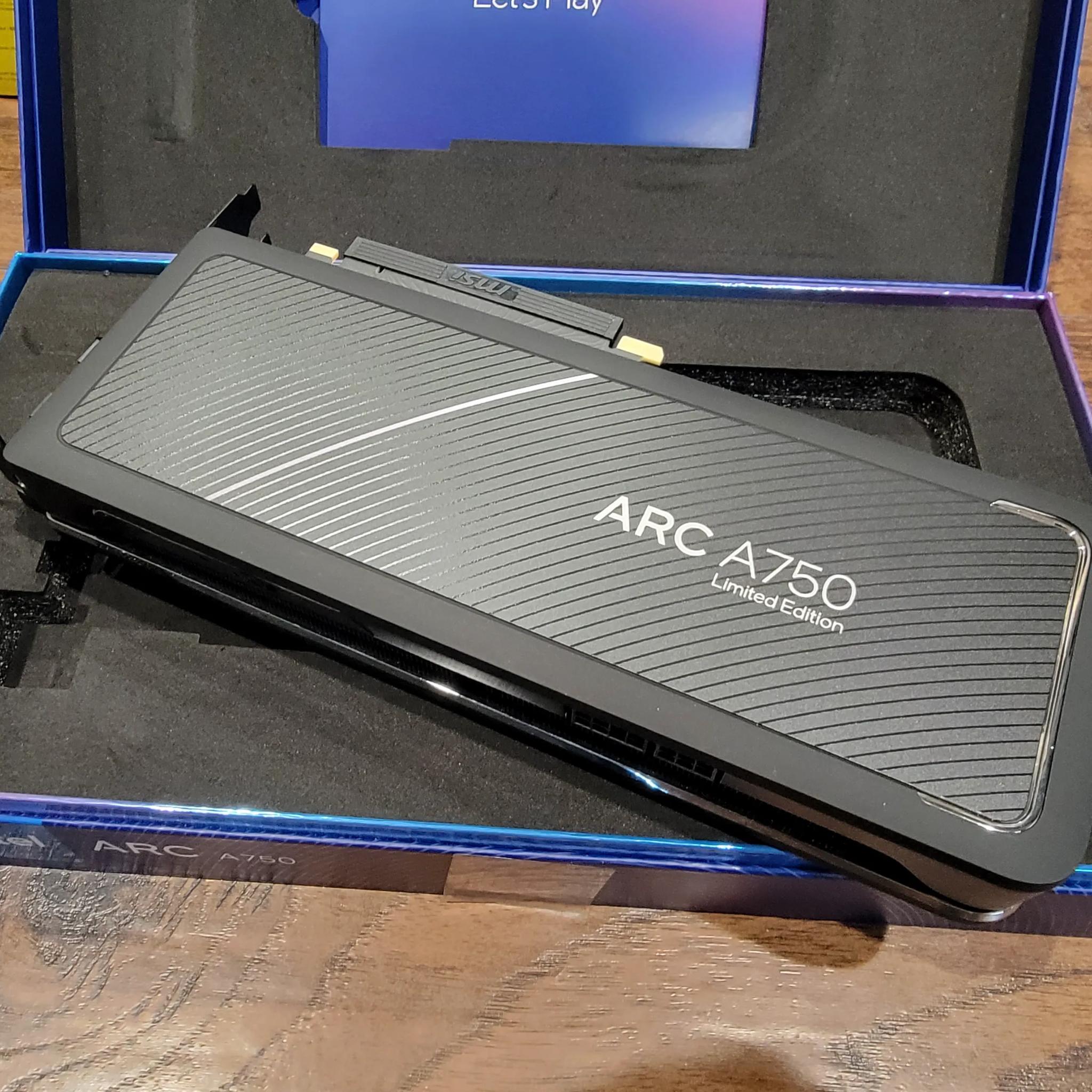 Intel ARC A750 Limited edition
