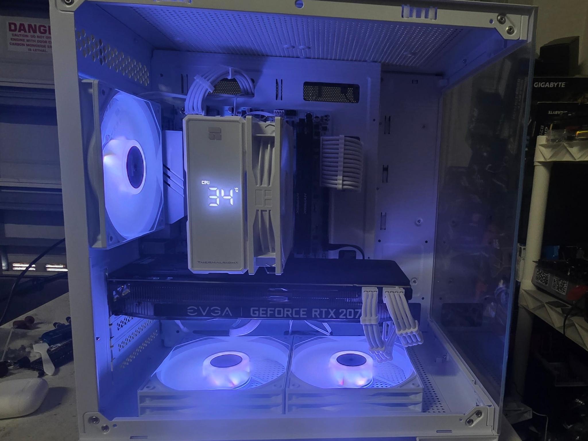 💎 RGB Gaming PC – RTX 2070 8GB | Ryzen 7 8-Core | 16GB RAM | SSD | 1440p Ready