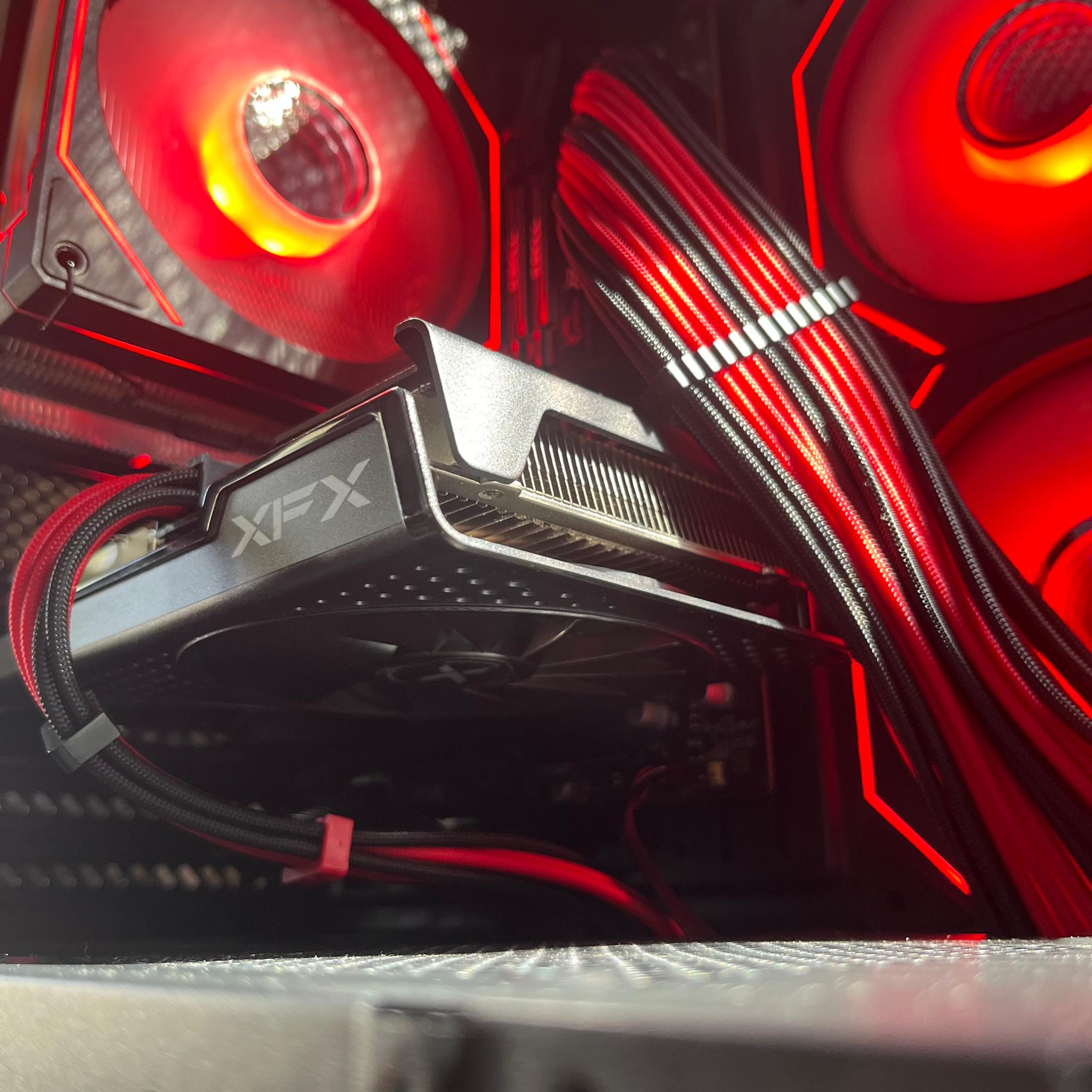 RX 6600 8GB | Ryzen 5 5600 | 16GB DDR4 | 1TB NVMe | 🔴⚫ Red & Black ⚫🔴 Great Value!