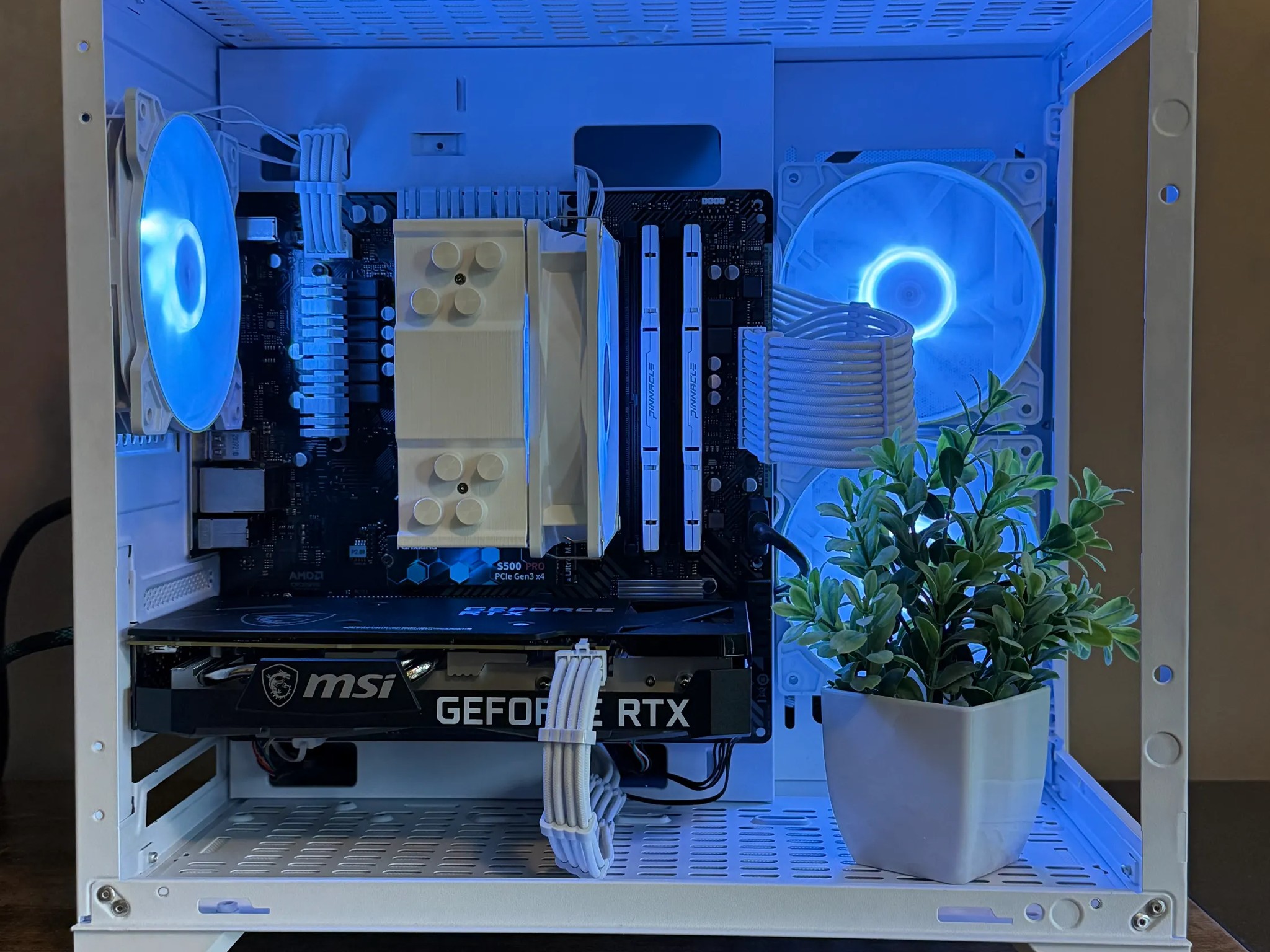 🎮 Balanced Gamer ⚖️ | RTX 3060 | Ryzen 5 5600 | 16GB RAM | 512GB SSD |⚪ High Performance Gaming PC⚪