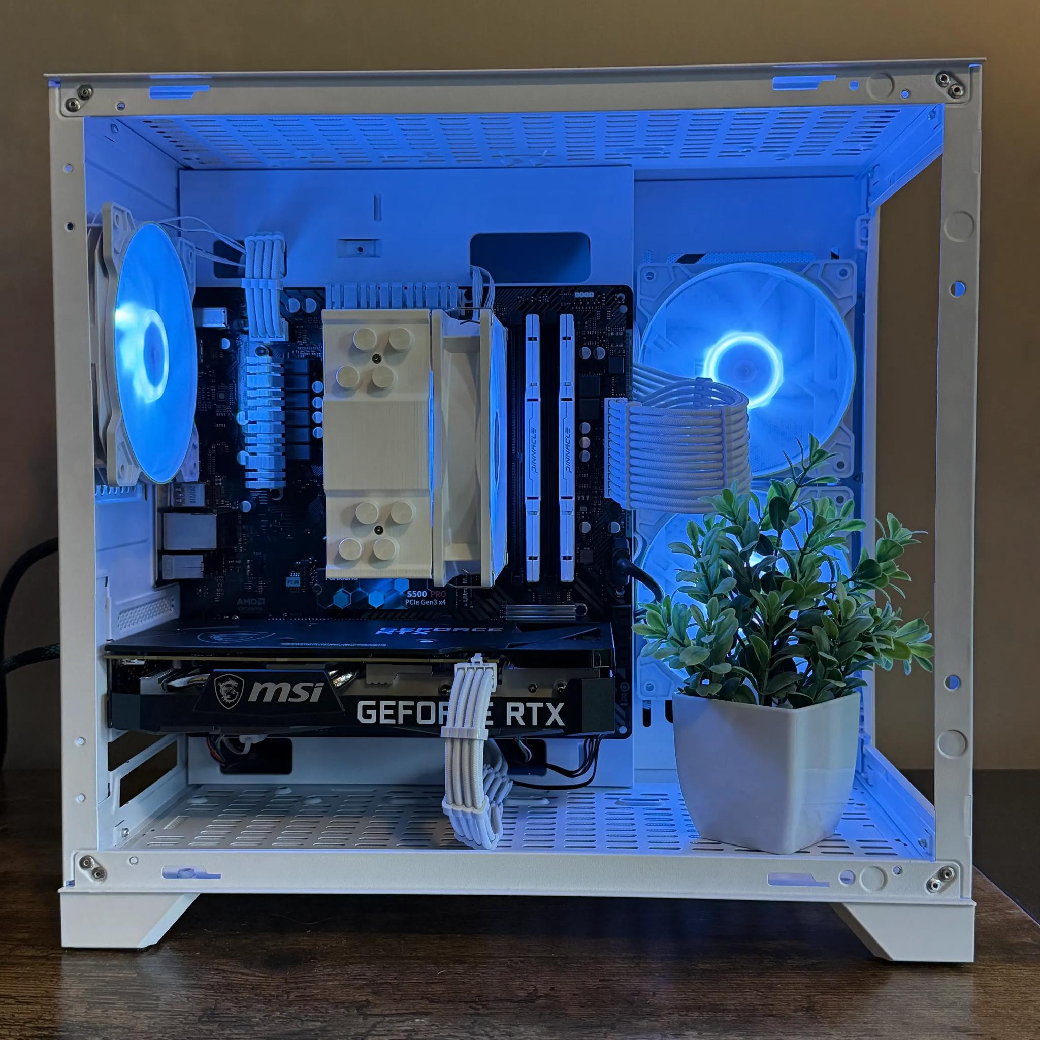 🎮 Balanced Gamer ⚖️ | RTX 3060 | Ryzen 5 5600 | 16GB RAM | 512GB SSD |⚪ High Performance Gaming PC⚪