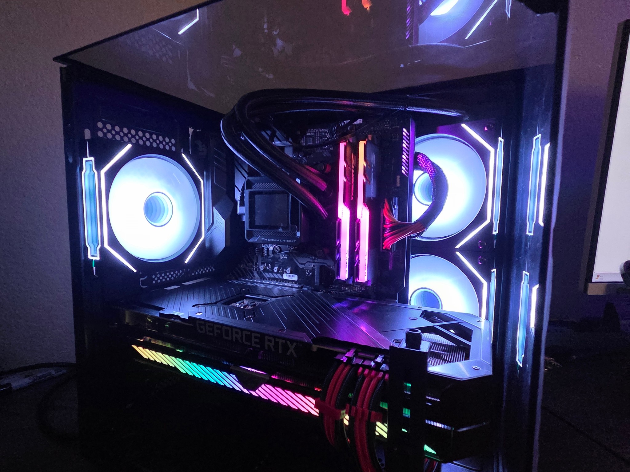 RGB gaming PC 3060TI ROG RYZEN 7 (Shadow)!