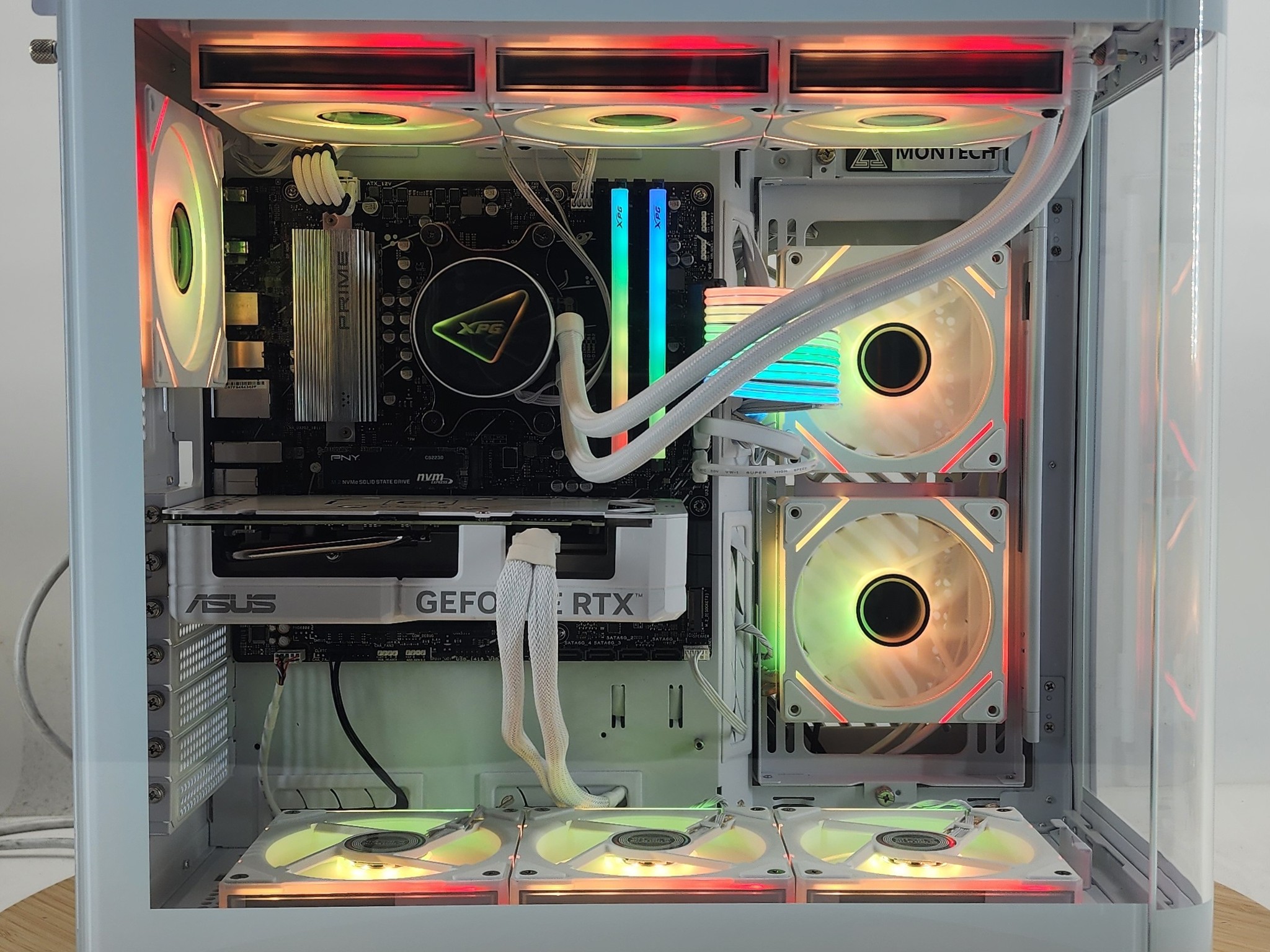 Gaming PC Ryzen 7 7800X3D 32GB RAM 1TB SSD RTX 4070 SUPER 12GB Windows 11 Computer