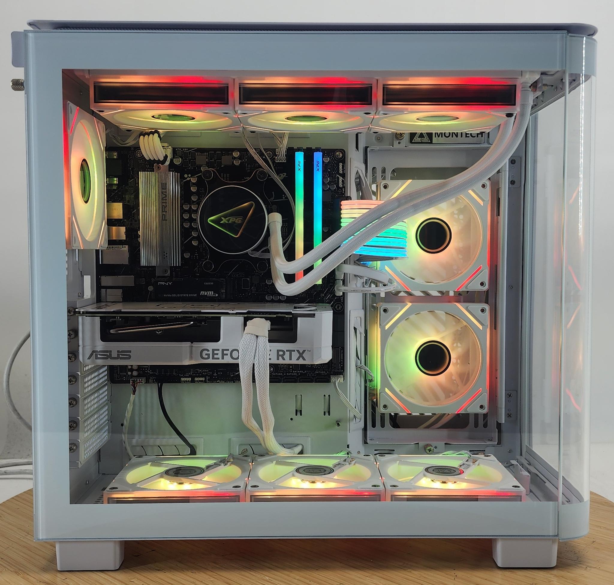 Gaming PC Ryzen 7 7800X3D 32GB RAM 1TB SSD RTX 4070 SUPER 12GB Windows 11 Computer