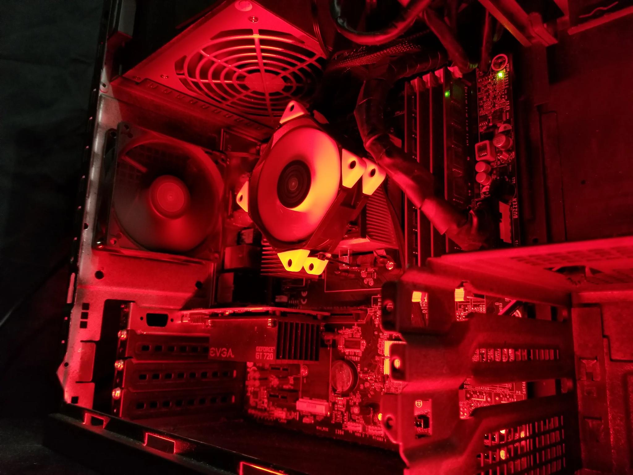 huge value/flat black moded/starter budget office/gaming pc