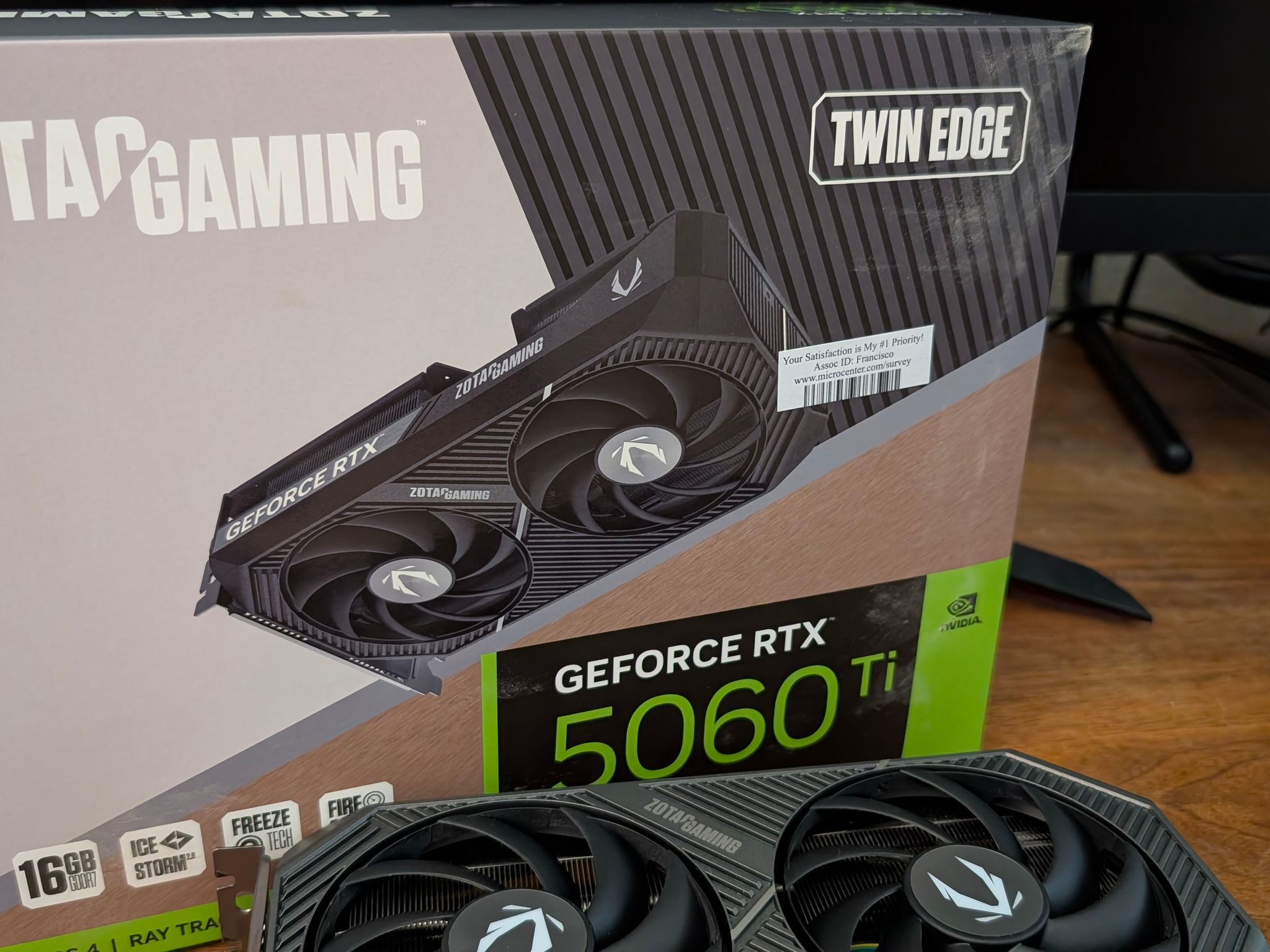 Zotac GeForce RTX 5060 ti 16GB