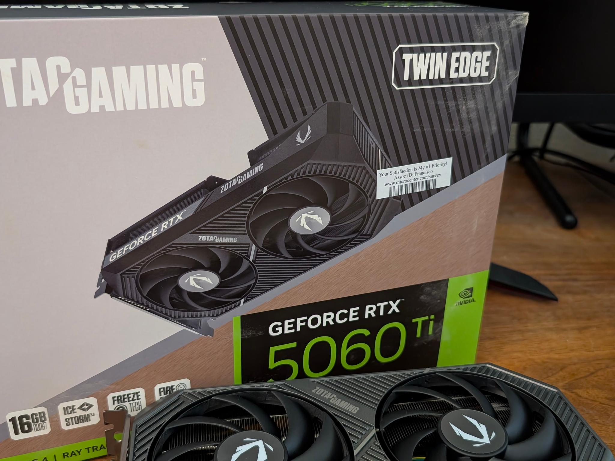 Zotac GeForce RTX 5060 ti 16GB