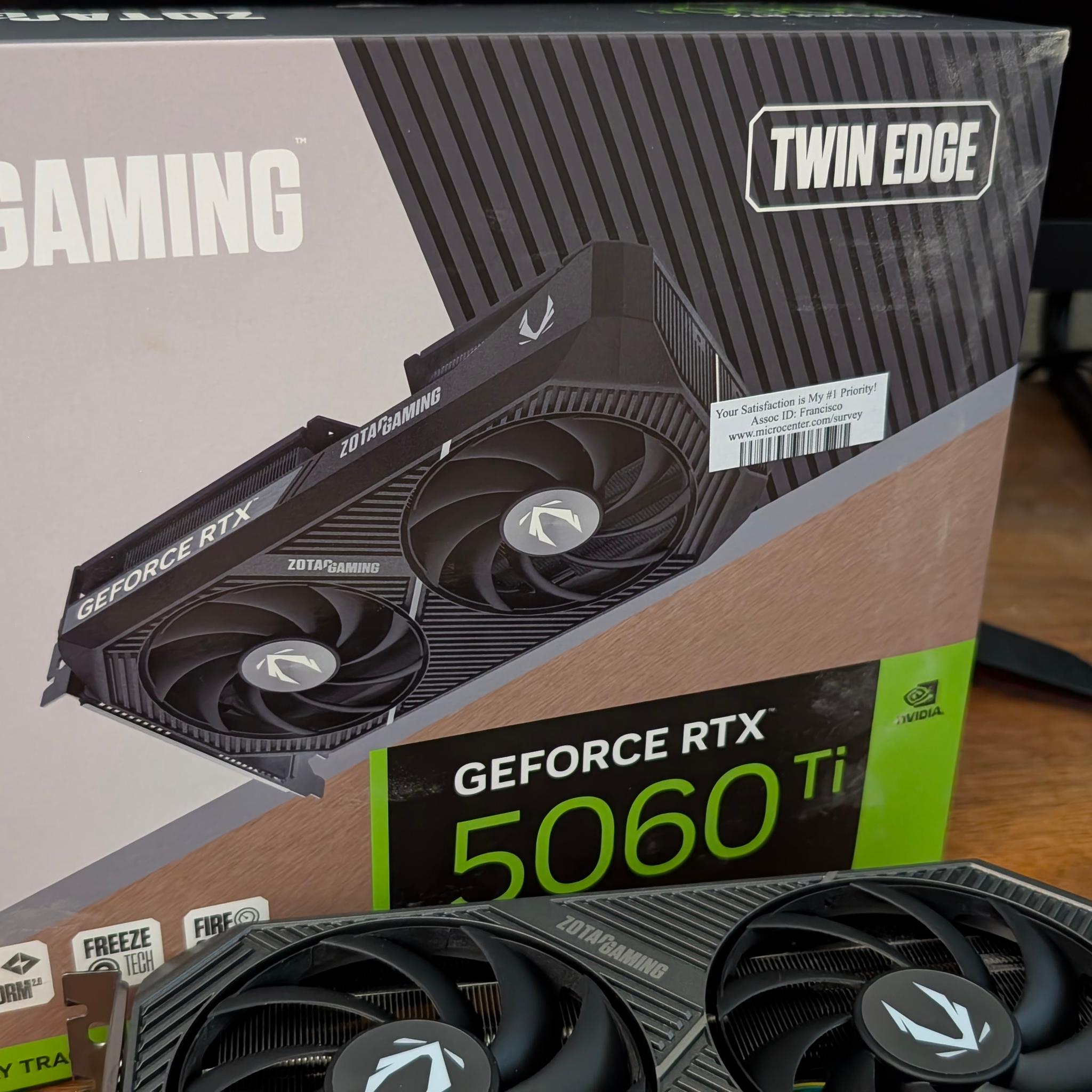 Zotac GeForce RTX 5060 ti 16GB