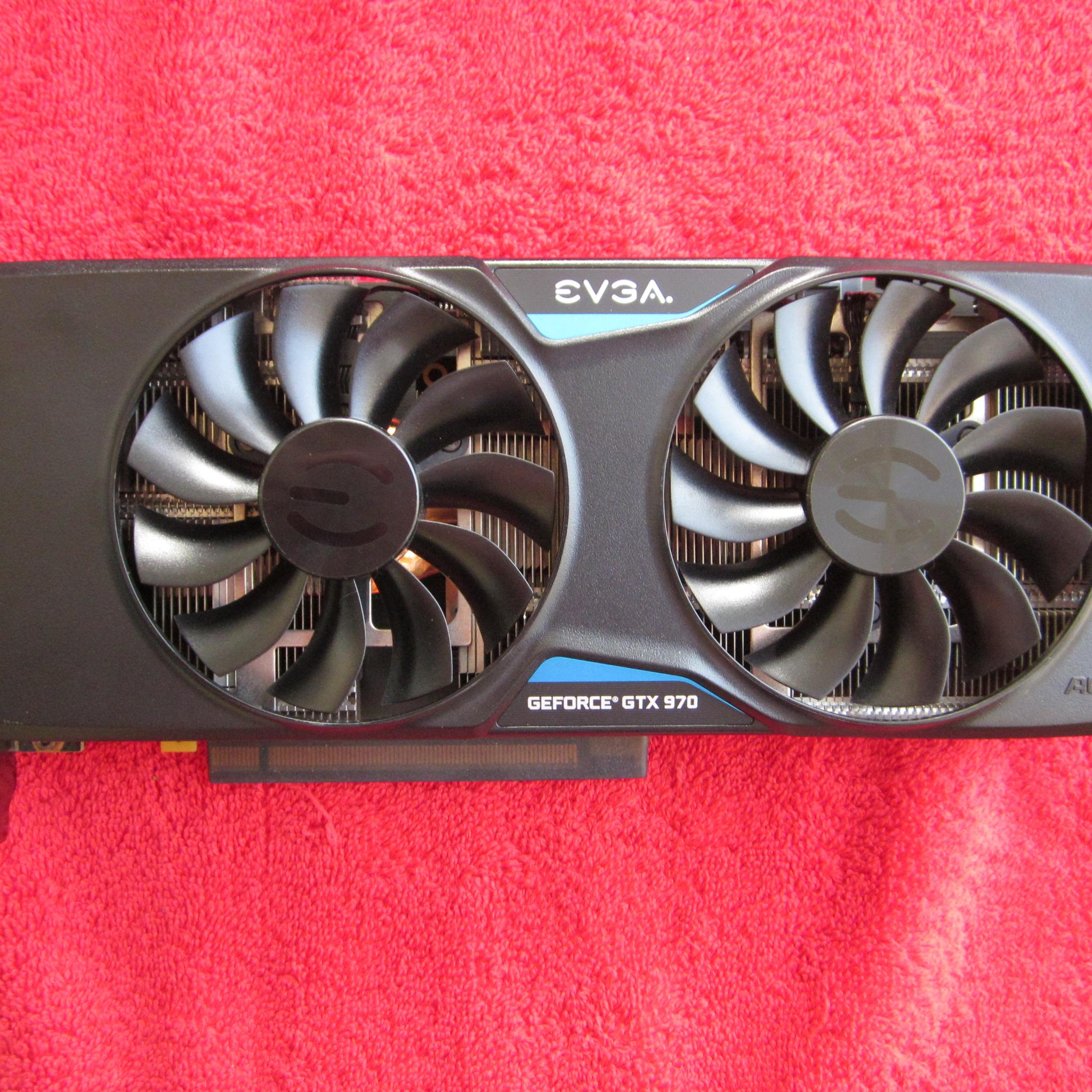 SUPER CLEAN! EVGA GTX 970 4Gb SSC Video Card With Metal Backplate