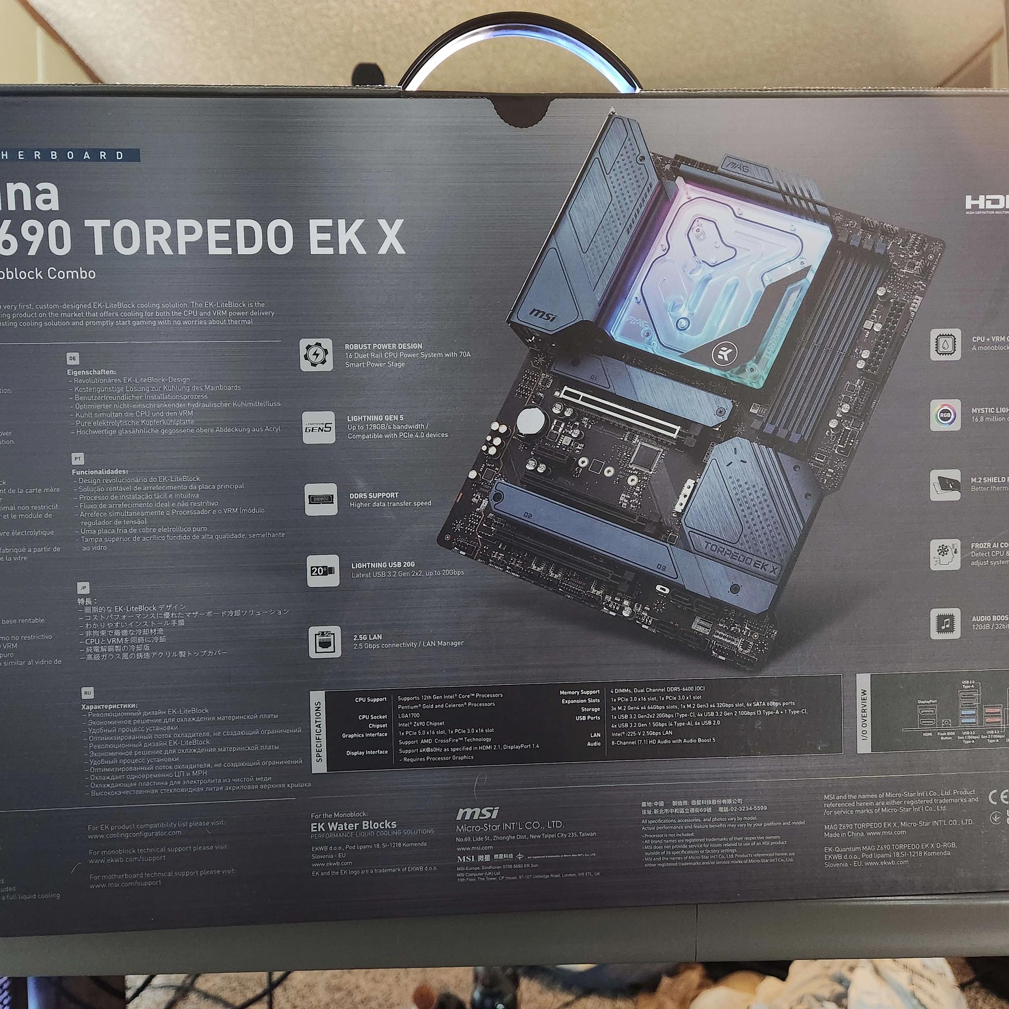 MSI MAG Z690 Torpedo EK X