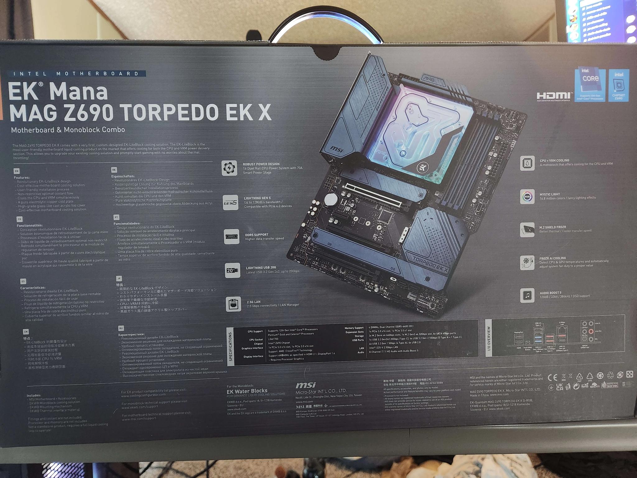 MSI MAG Z690 Torpedo EK X