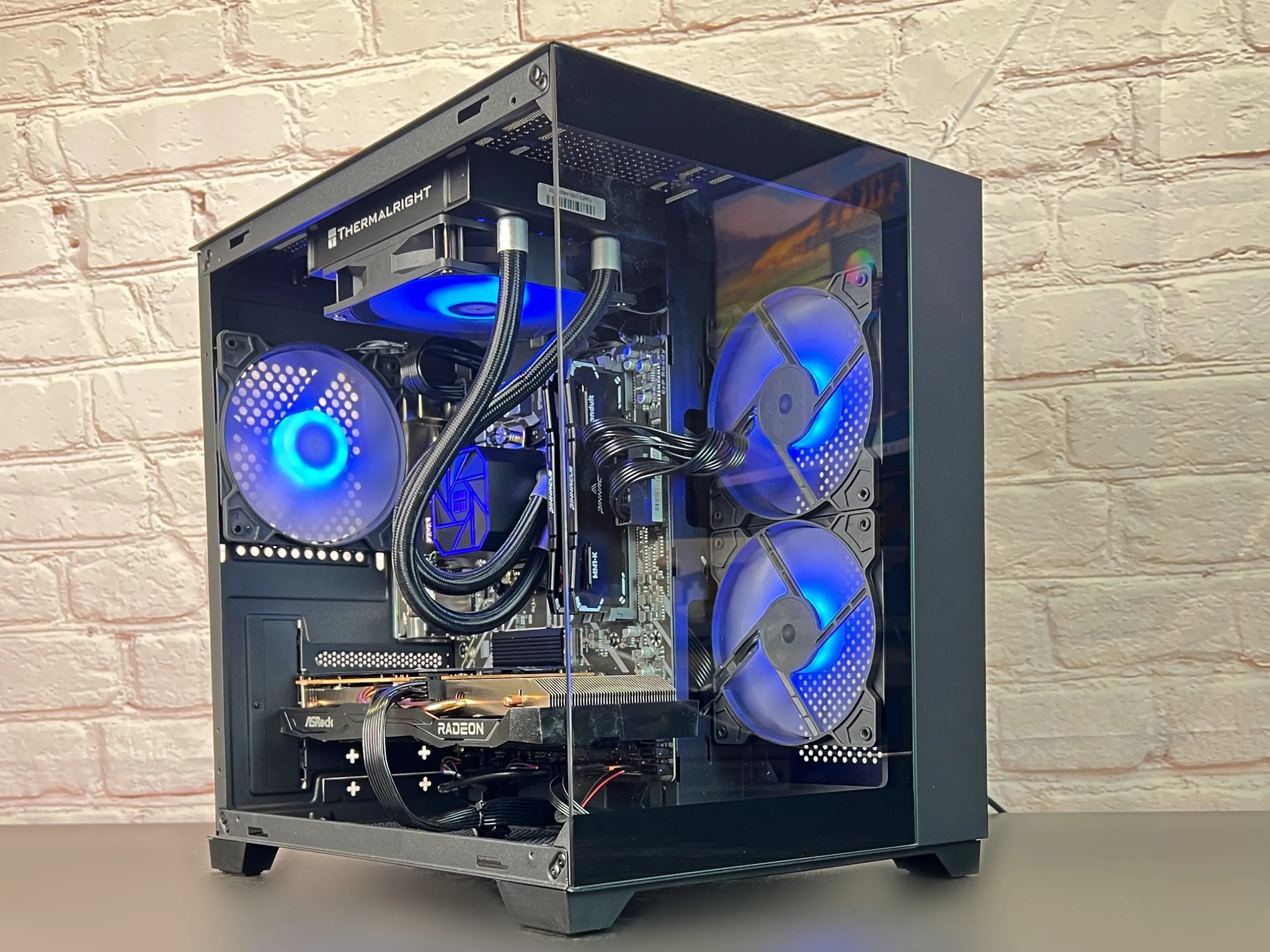 Liquid Cooled Ryzen 5 3600 RX 6600 16GB RAM 1TB M.2 Gaming/Streaming PC