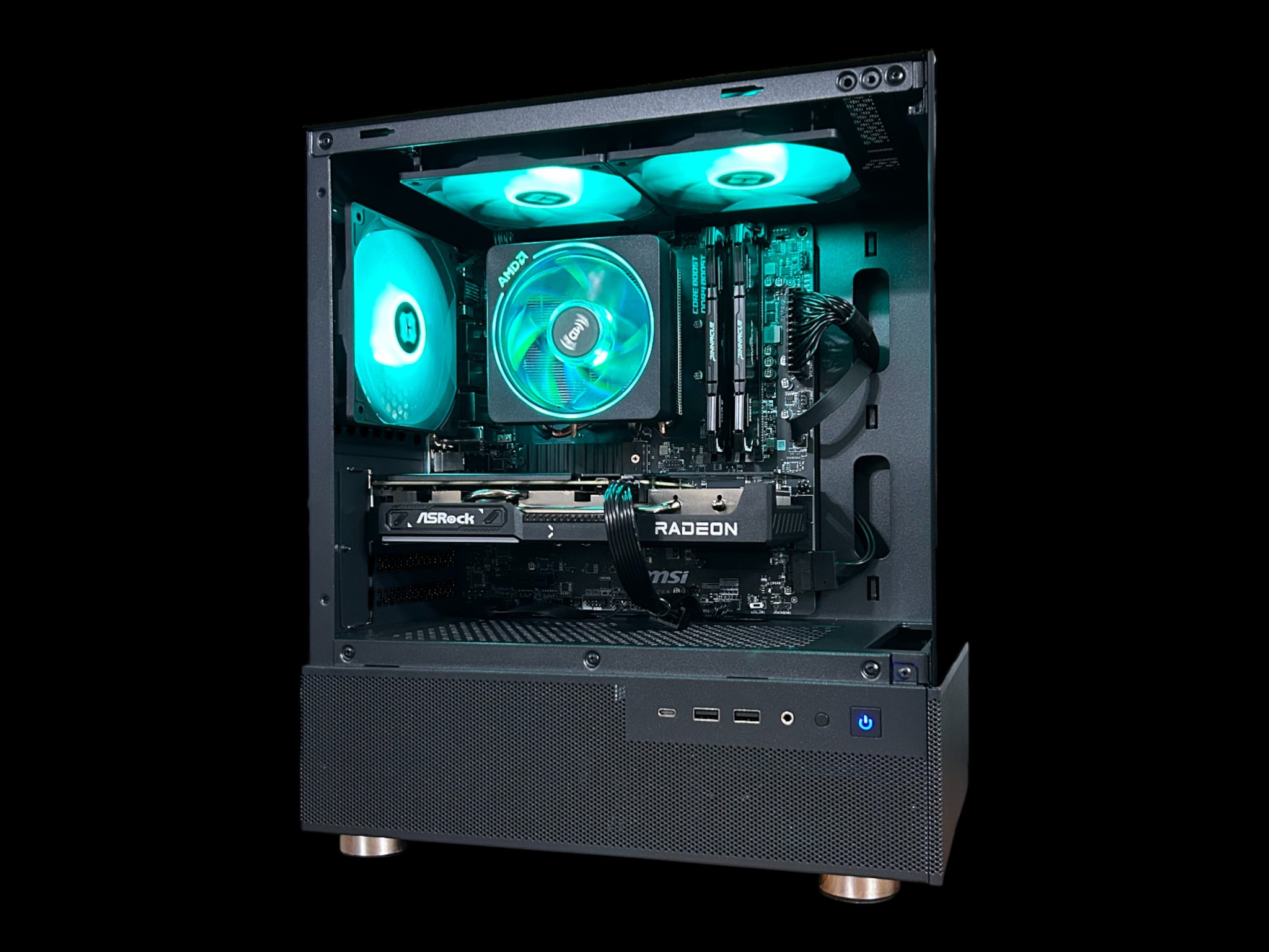 RX 9060XT 16GB | Ryzen 5 5600X | 16GB DDR4 | 1TB NVMe | The Officer RX
