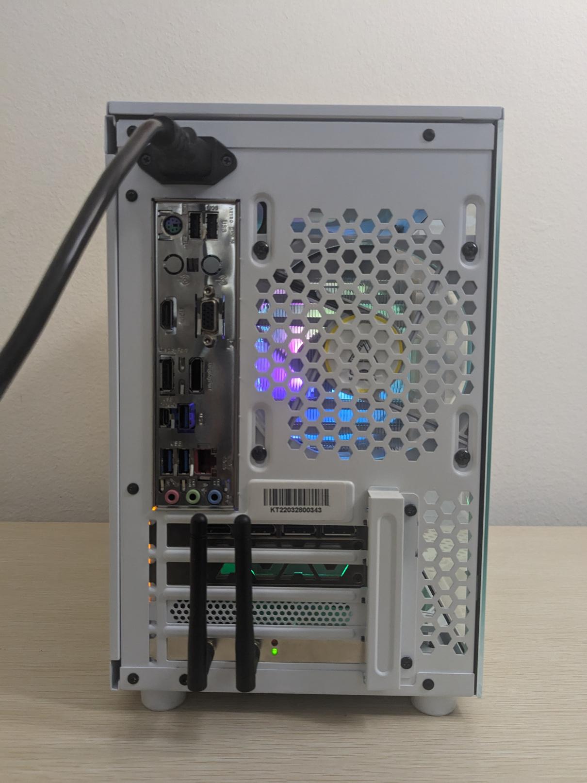 RTX 3060 (12GB), i3-12100 White Gaming PC (16GB RAM, 1TB SSD, Win11 Home)