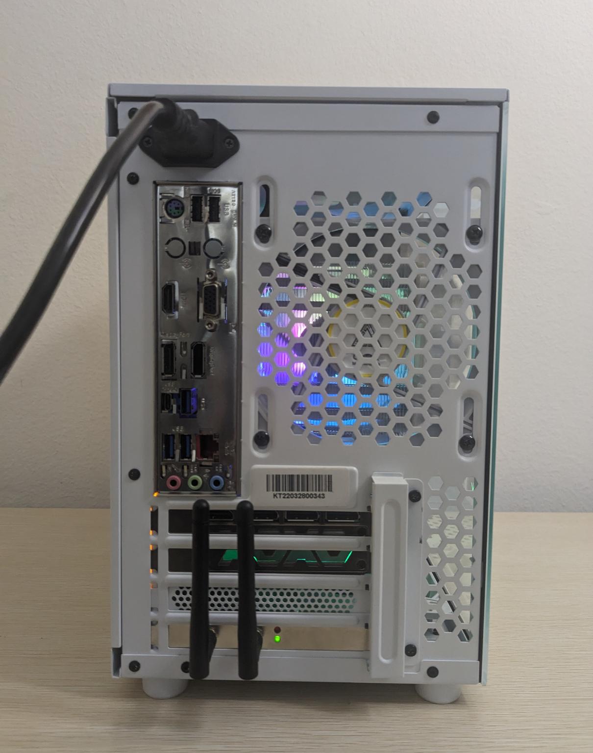 RTX 3060 (12GB), i3-12100 White Gaming PC (16GB RAM, 1TB SSD, Win11 Home)