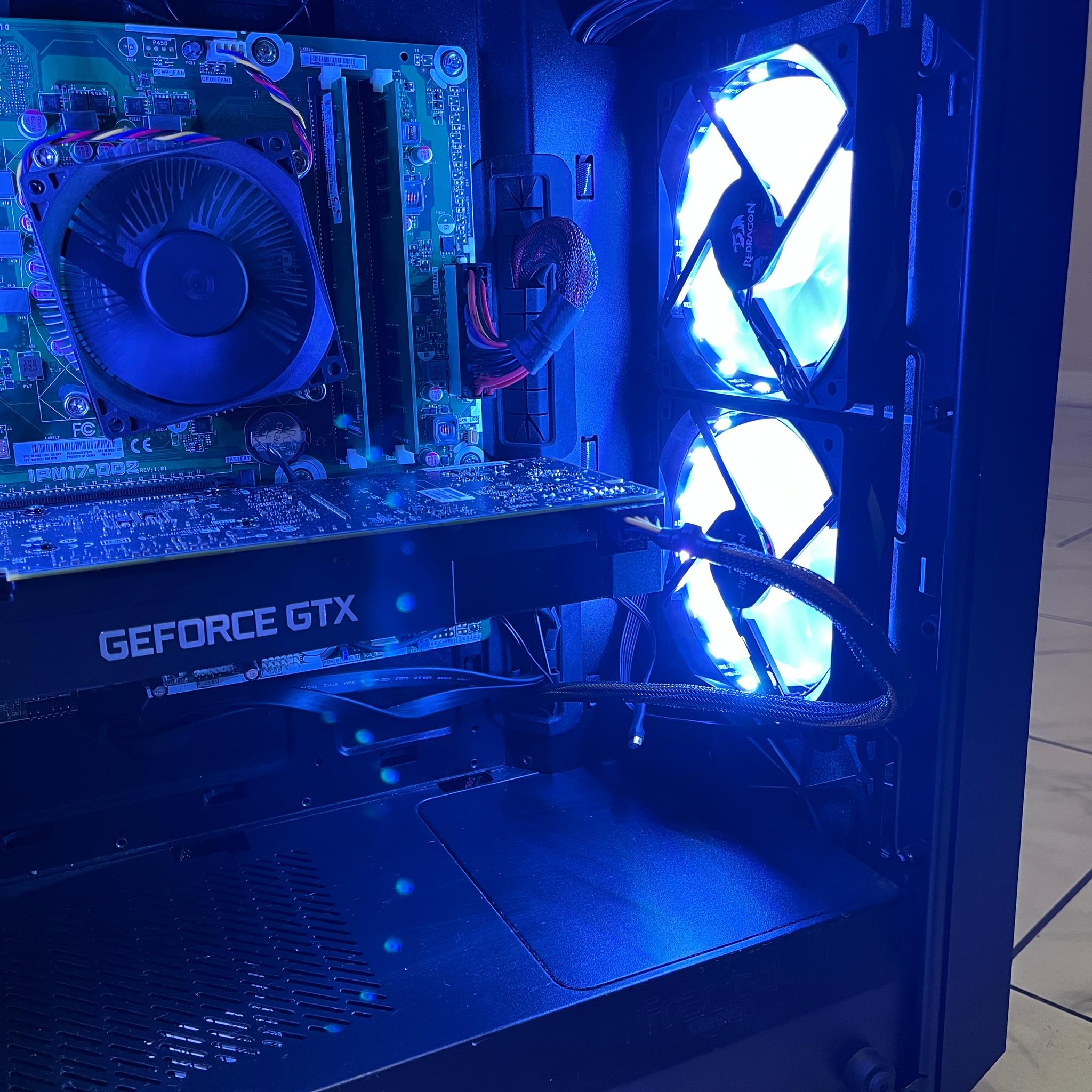 🔥NVIDIA GTX 1070, Intel i5-7400, 1 TB Storage, 12 GB RAM, High Performance RGB Gaming PC w/ Remote🟢