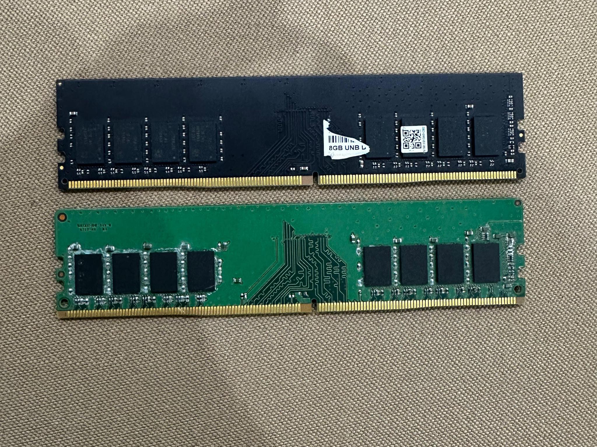 Micron & Teamgroup 16gb DDR4 RAM (tested works fine)
